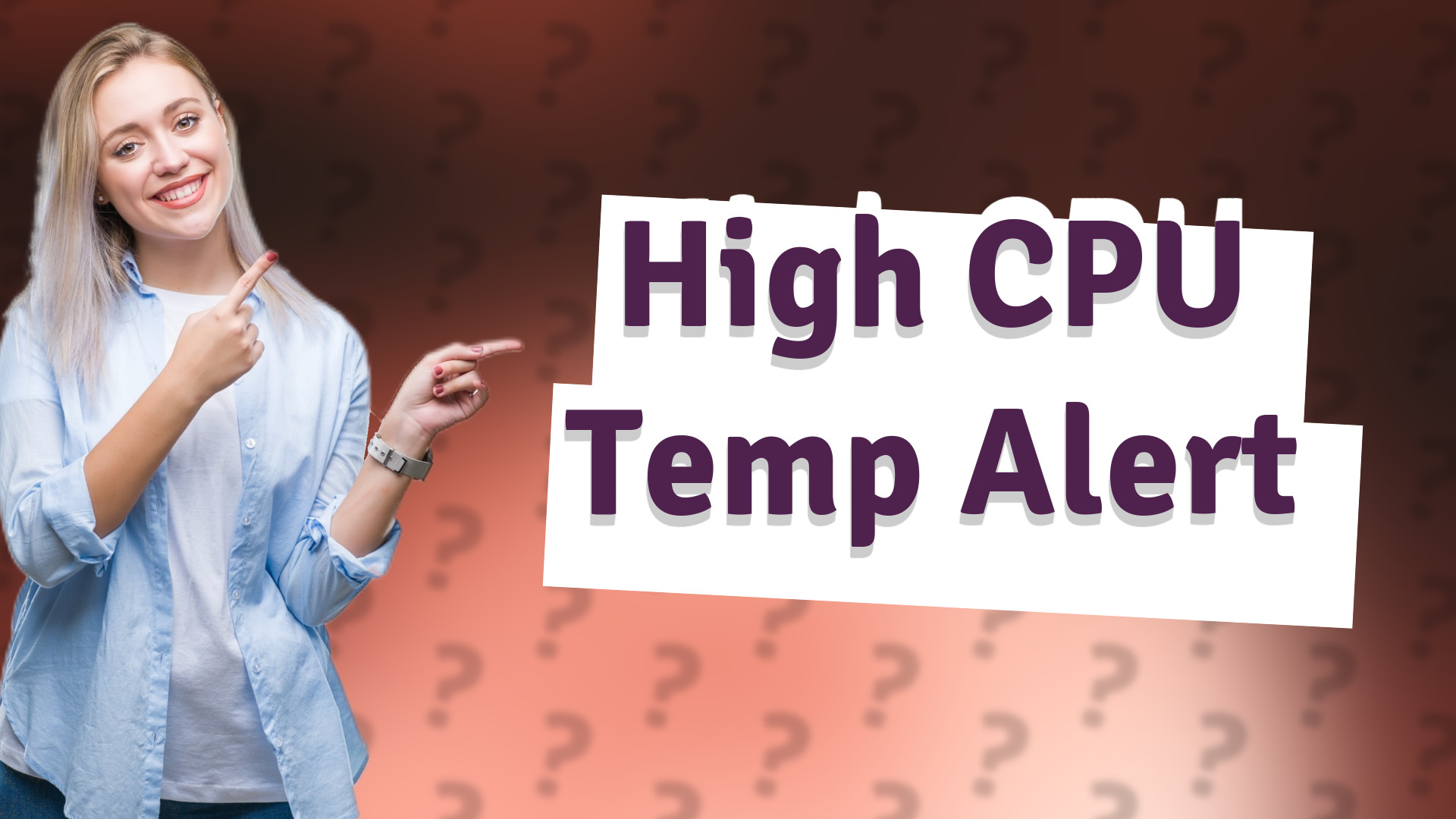 High CPU Temp Alert