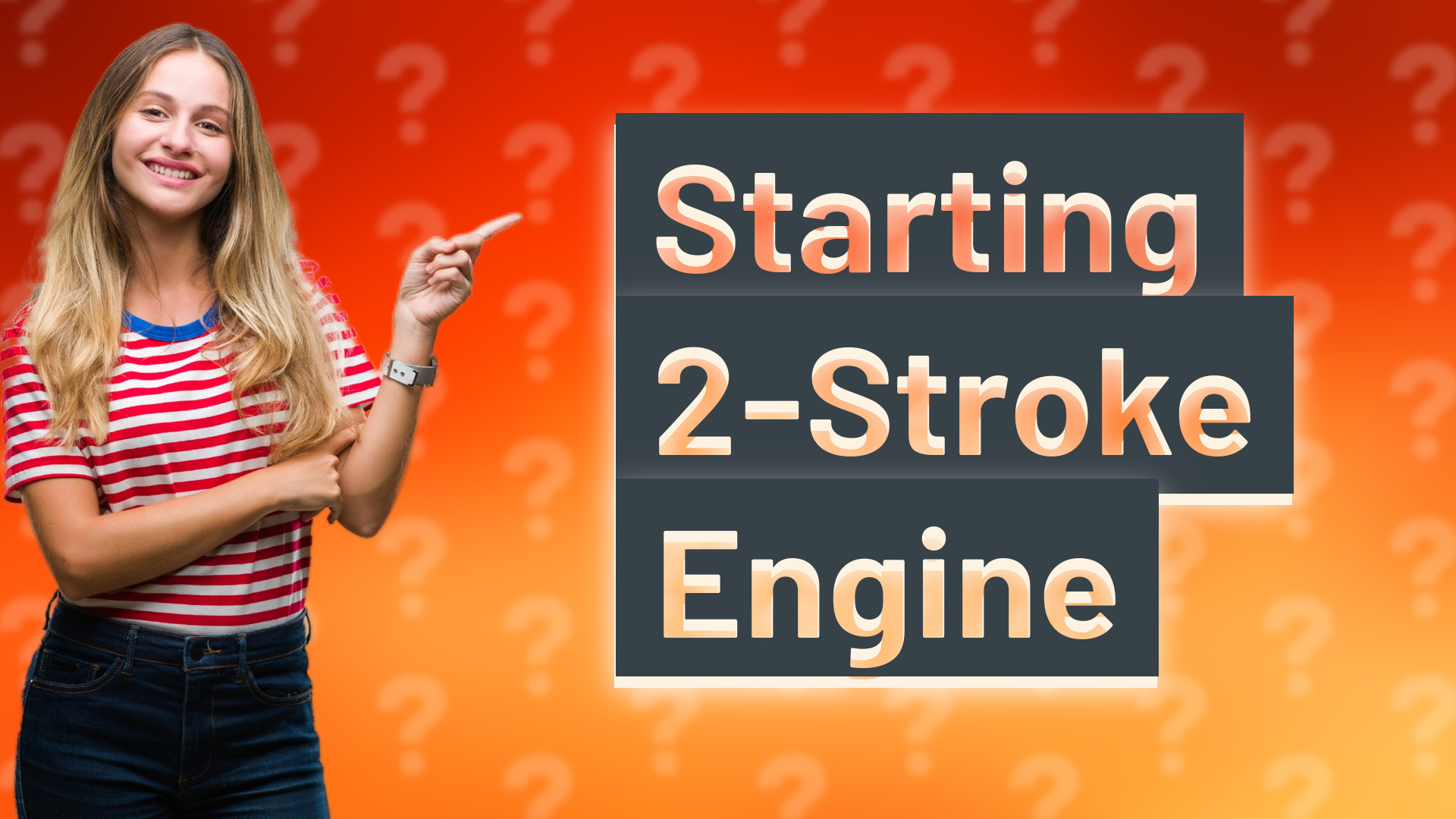 Starting 2-Stroke Engine