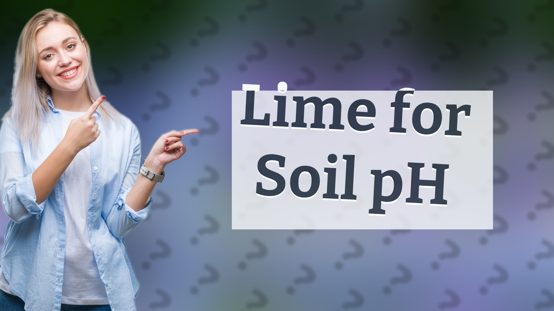 Lime for Soil pH