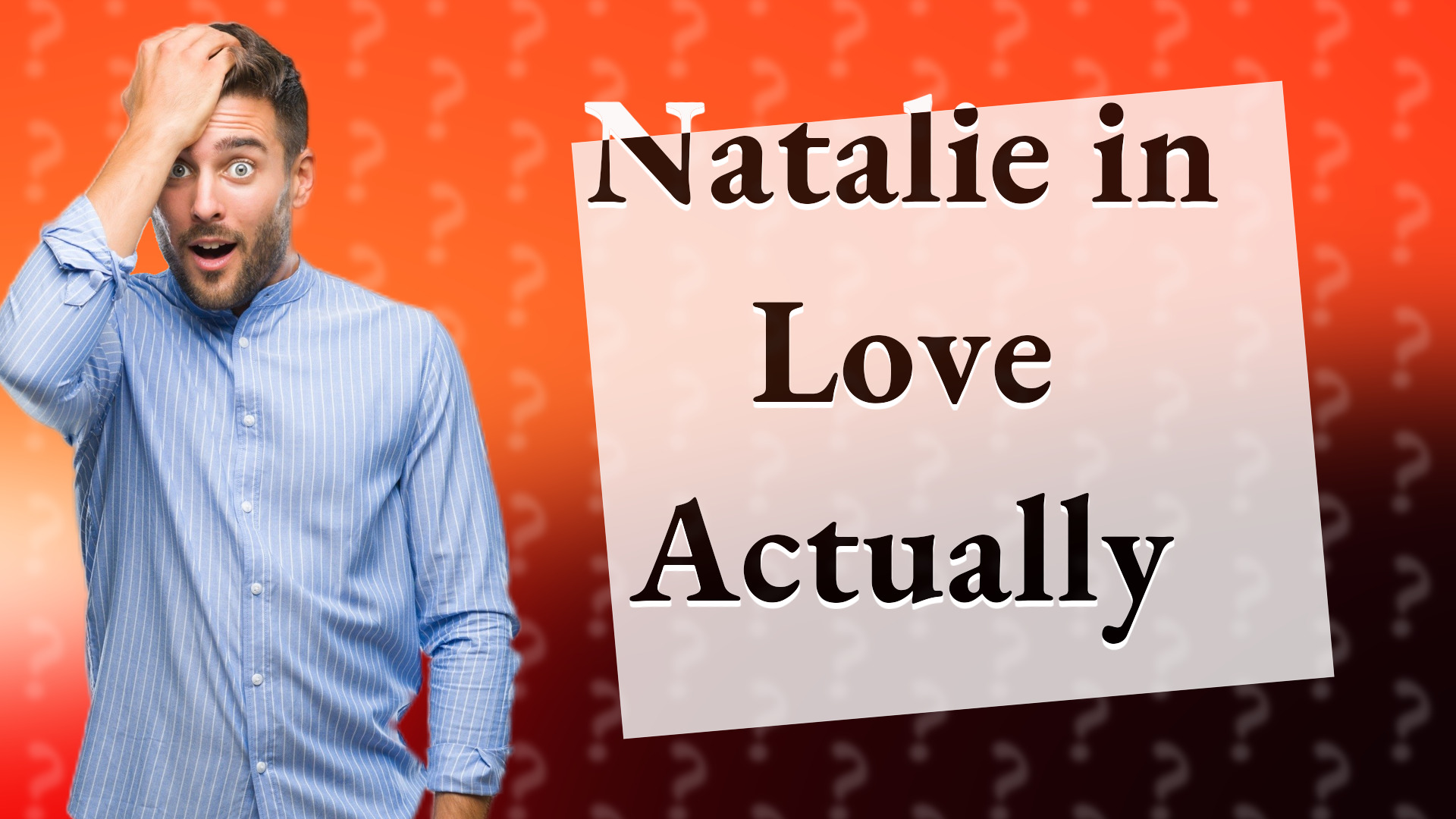 Natalie in Love Actually