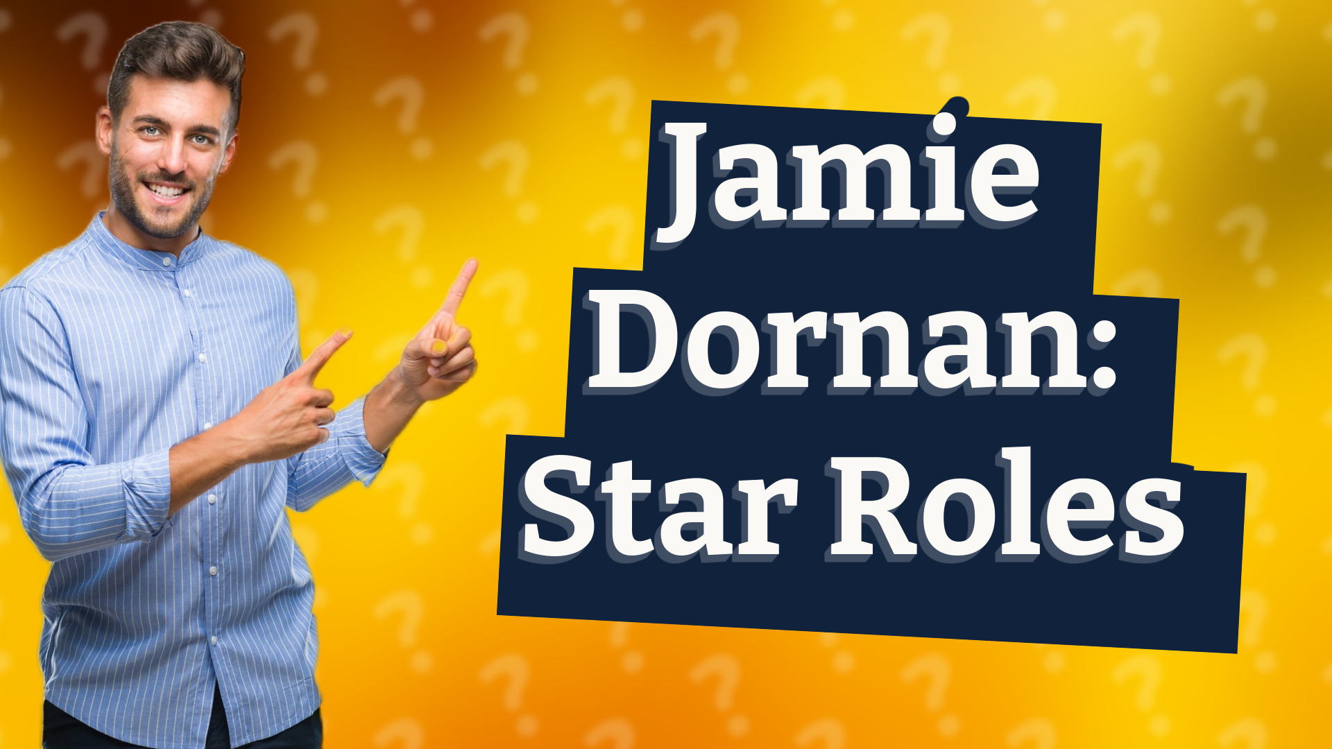Jamie Dornan: Star Roles