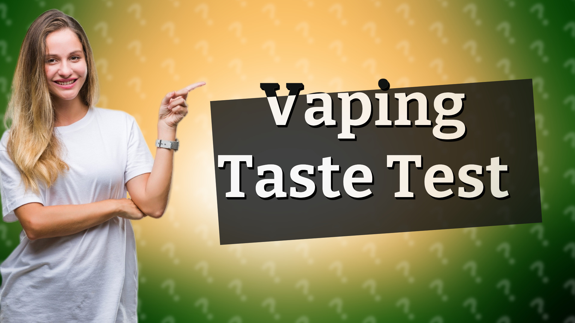 Vaping Taste Test
