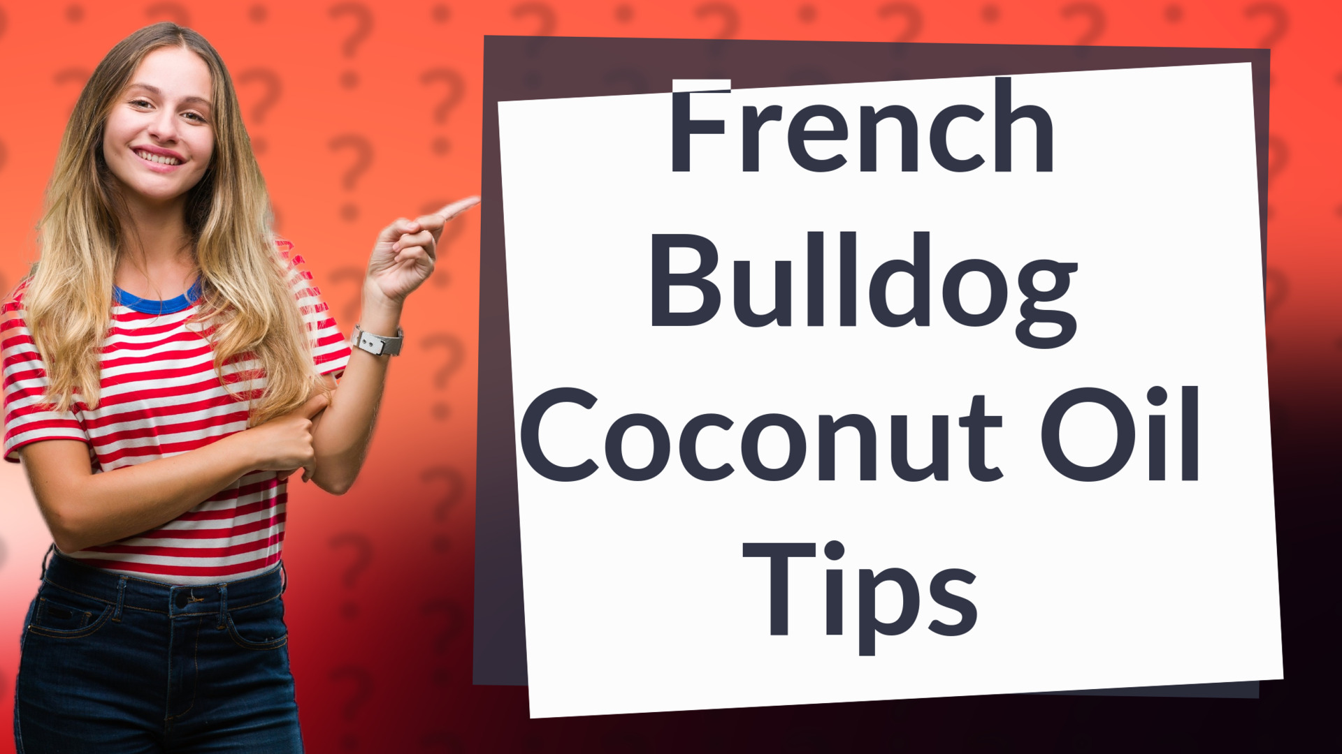 French Bulldog Coconut Oil Tips