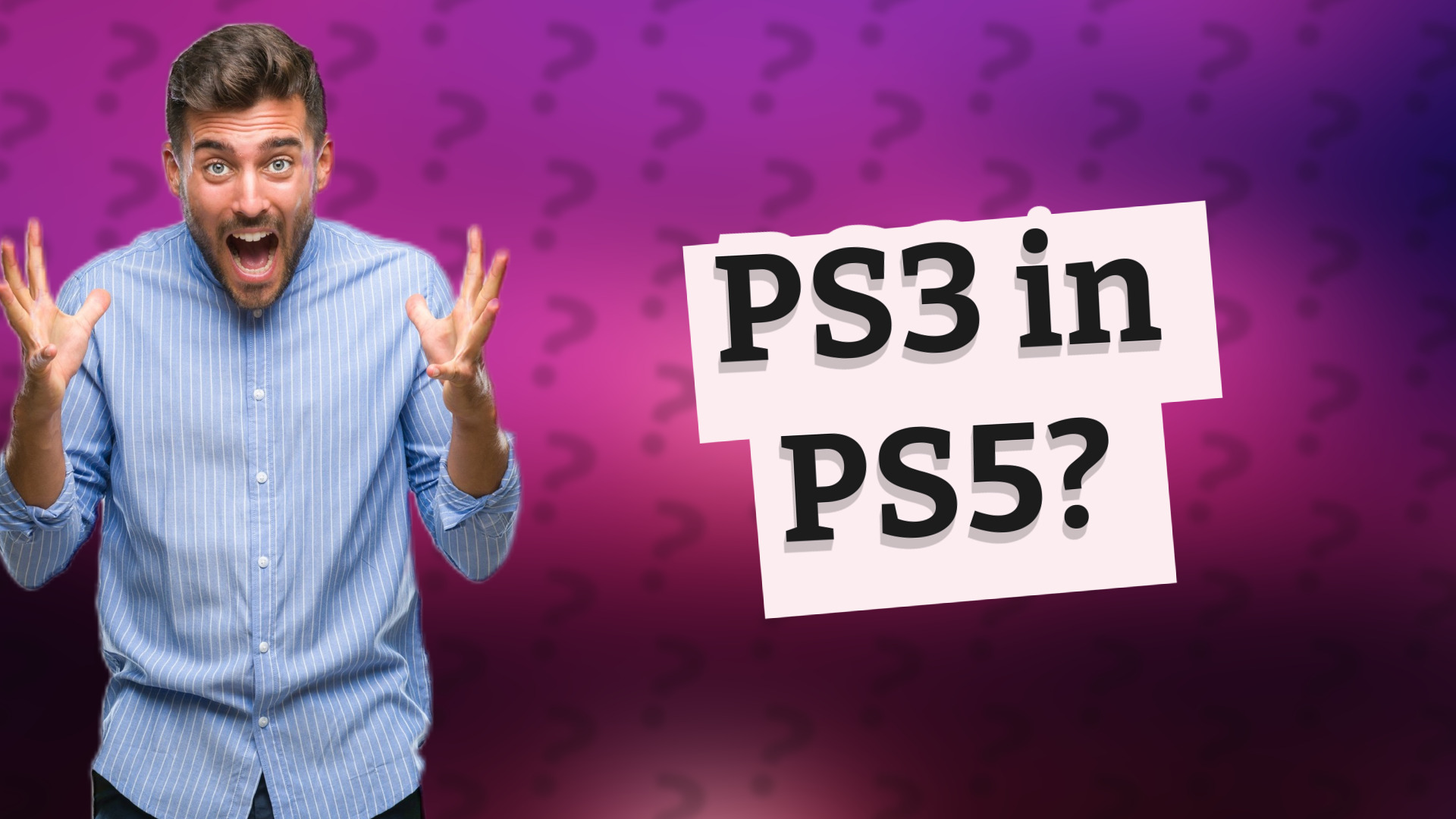 PS3 in PS5?