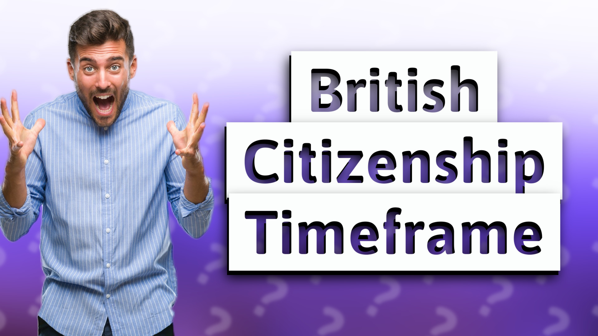 British Citizenship Timeframe
