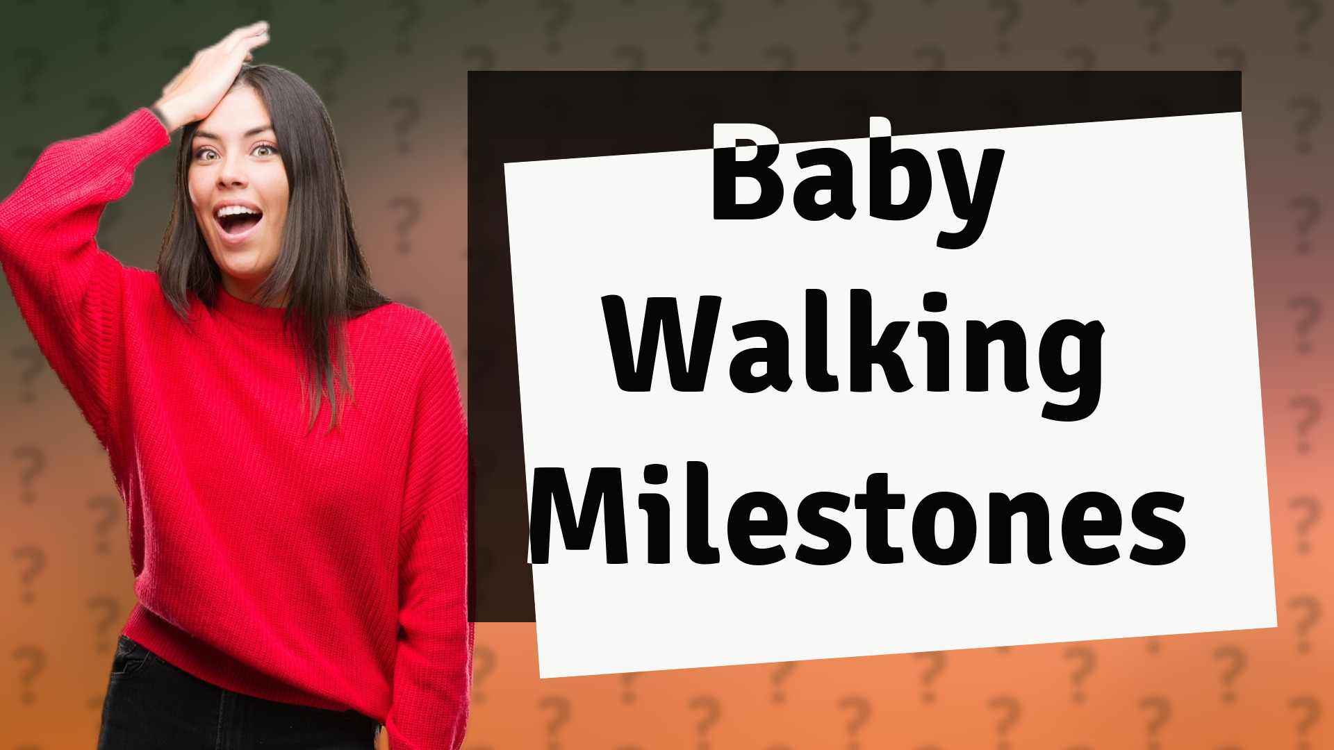 Baby Walking Milestones