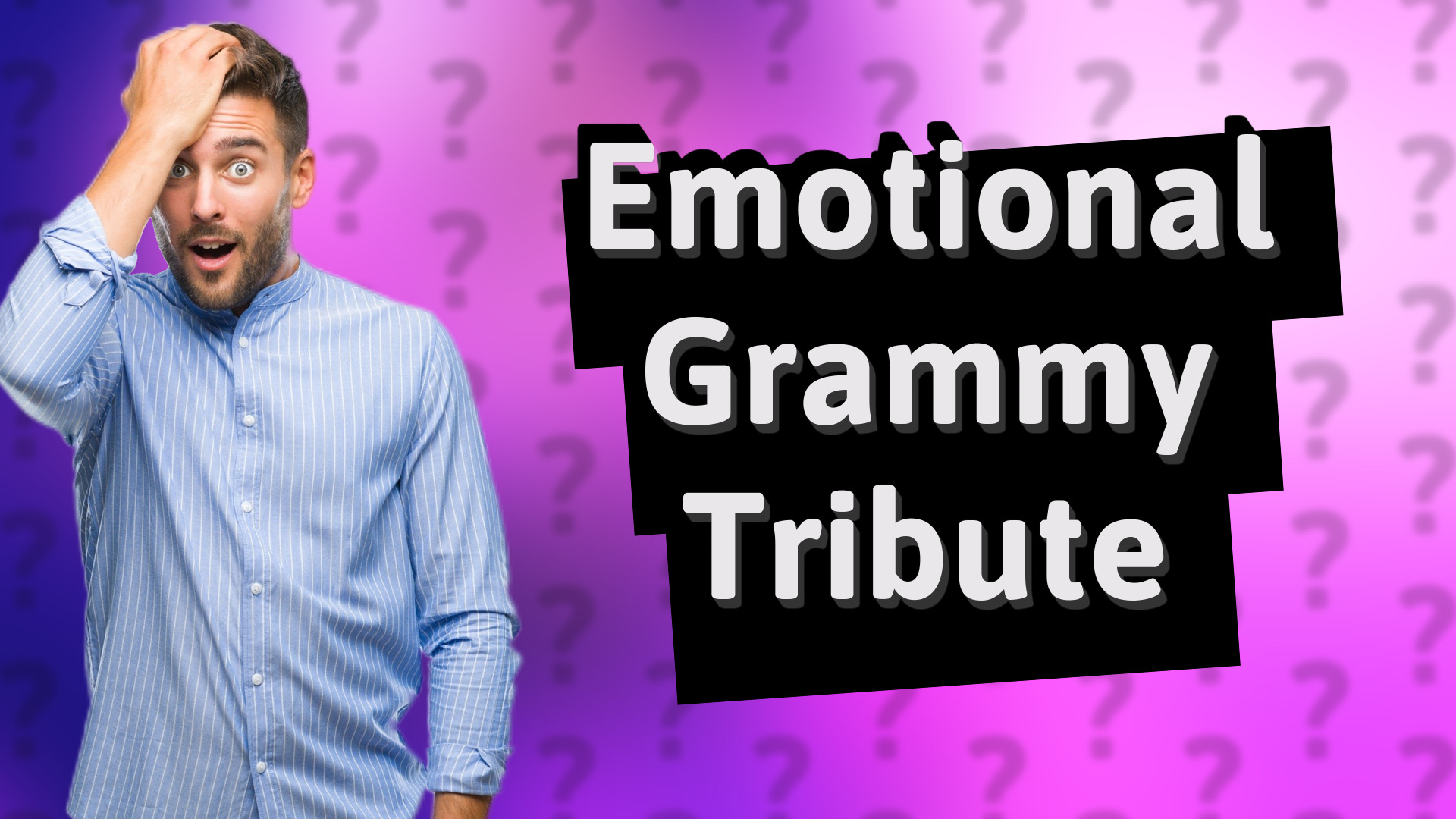 Emotional Grammy Tribute