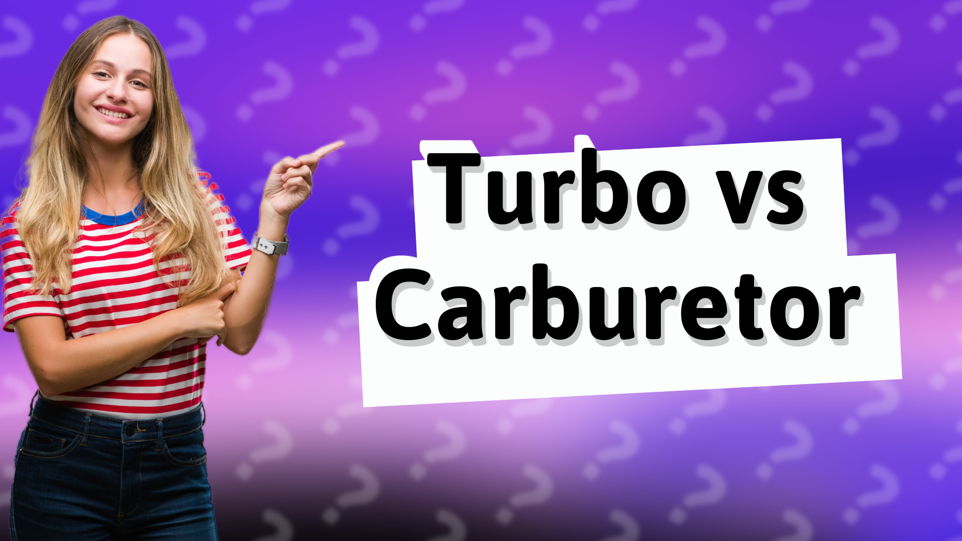 Turbo vs Carburetor