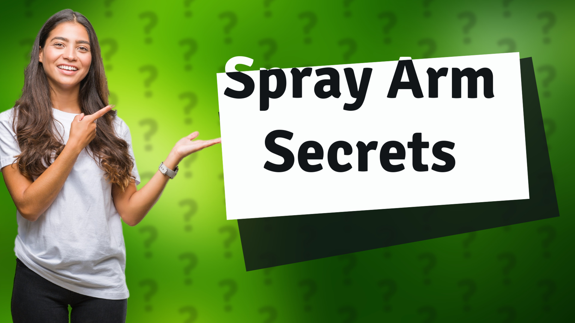 Spray Arm Secrets