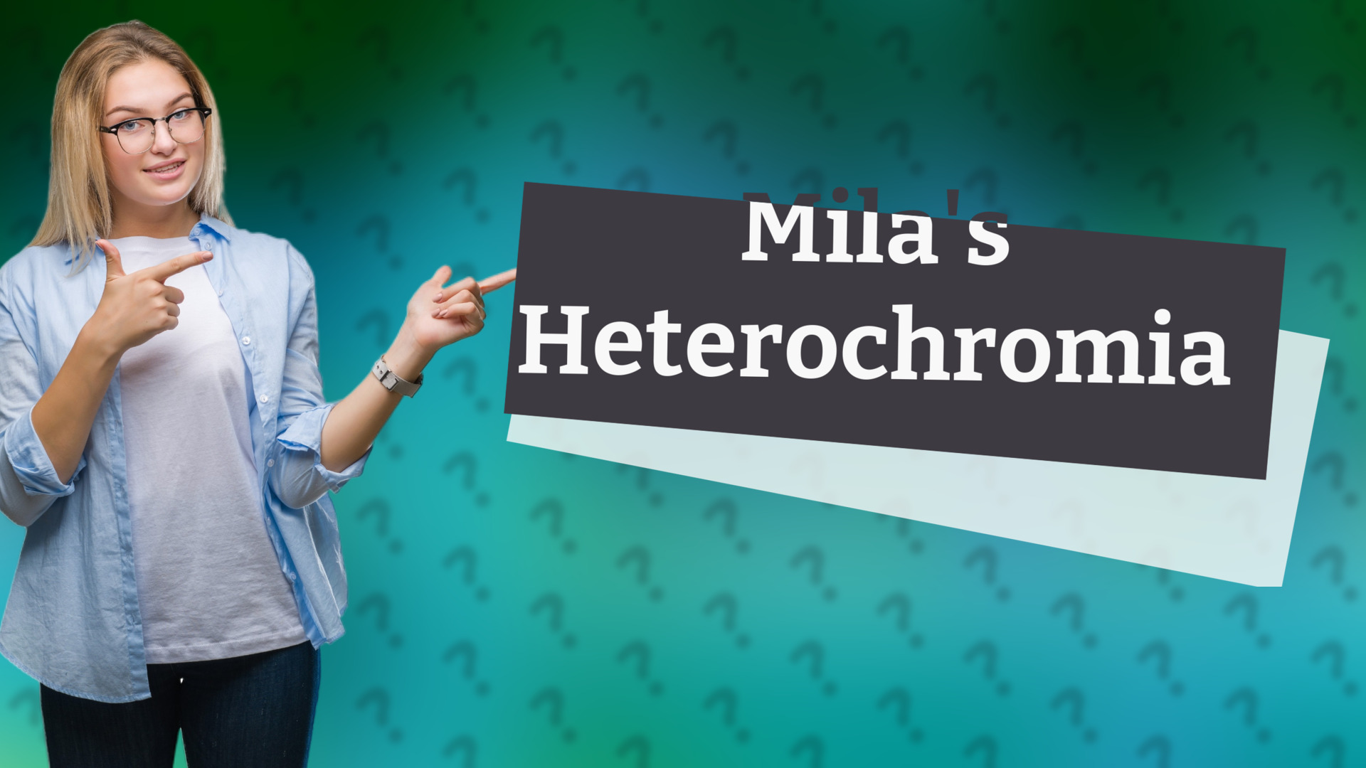 Mila's Heterochromia