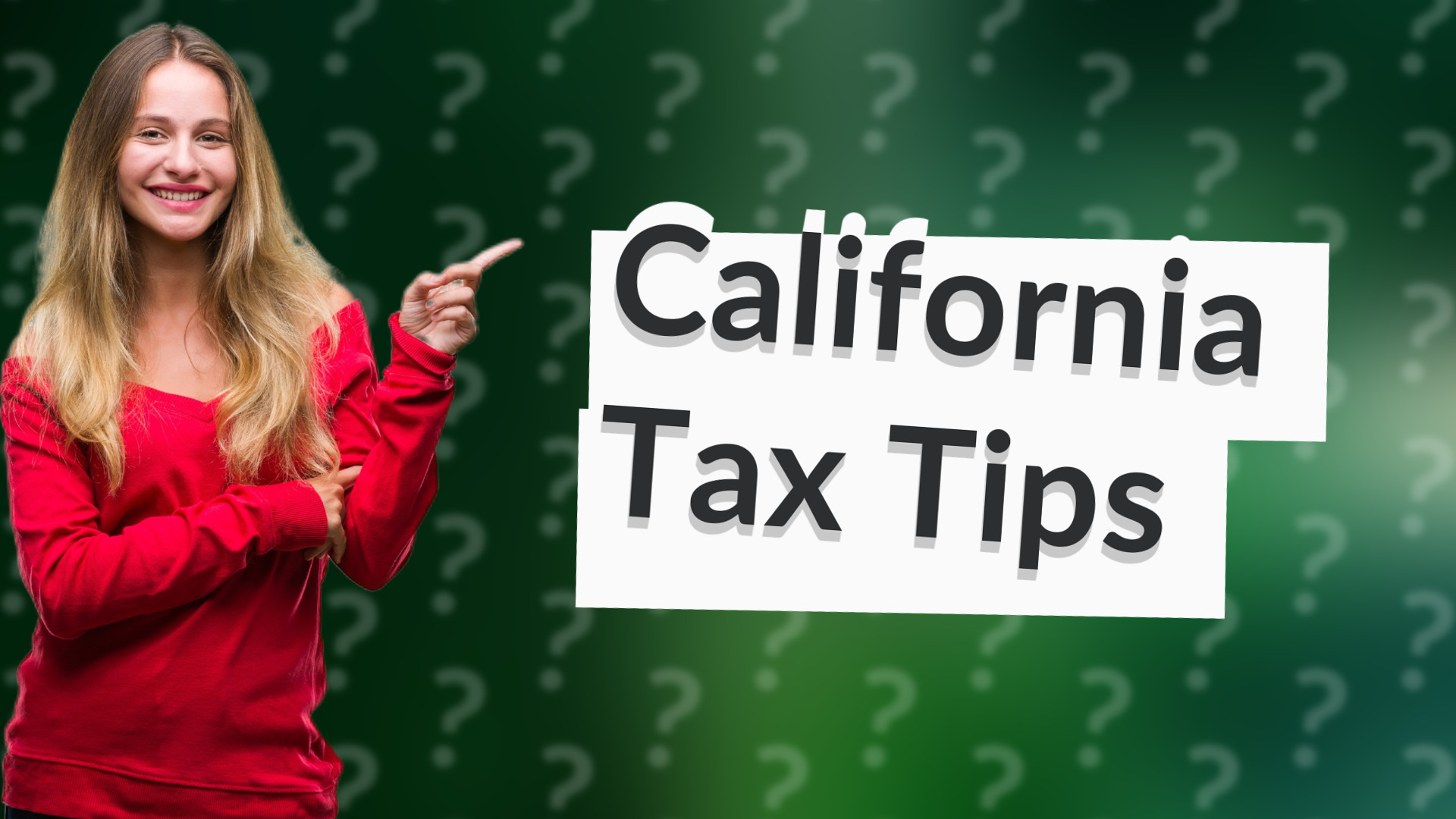 California Tax Tips