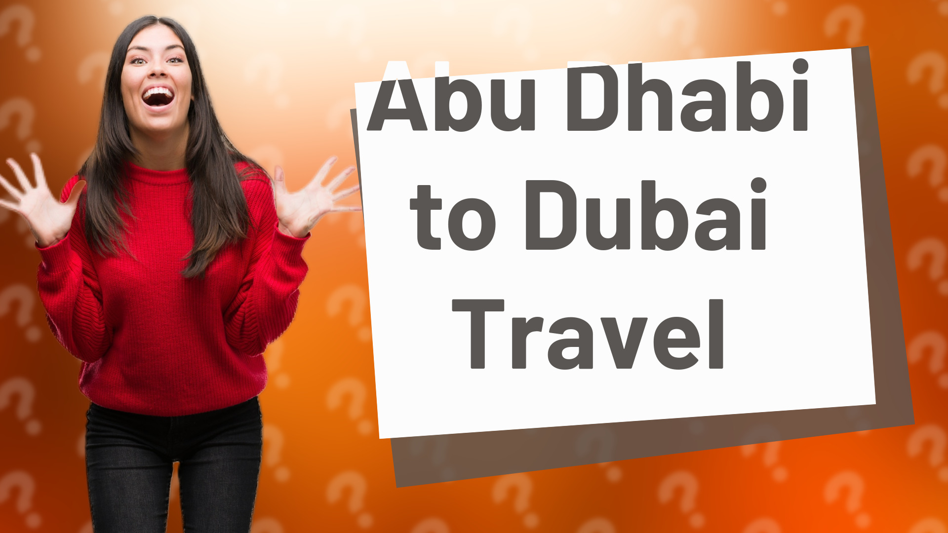 Abu Dhabi to Dubai Travel