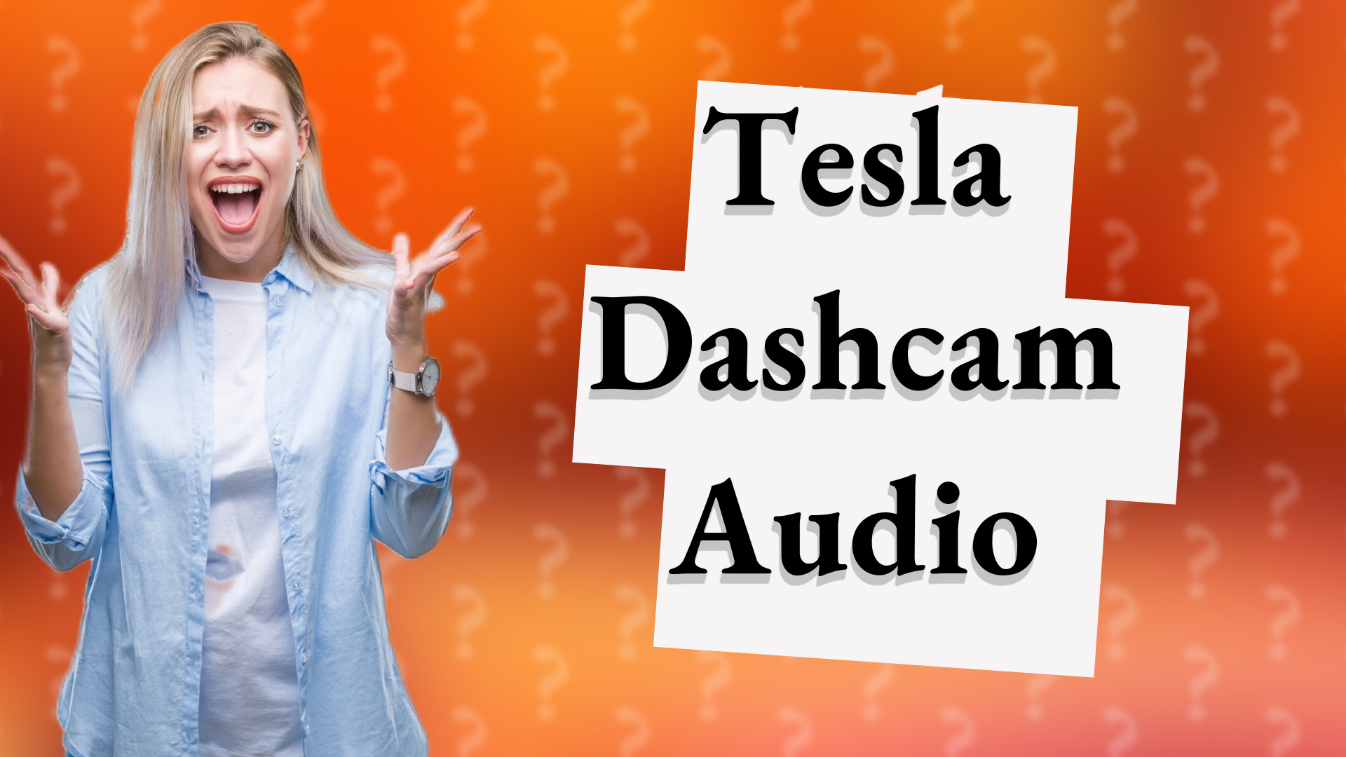 Tesla Dashcam Audio