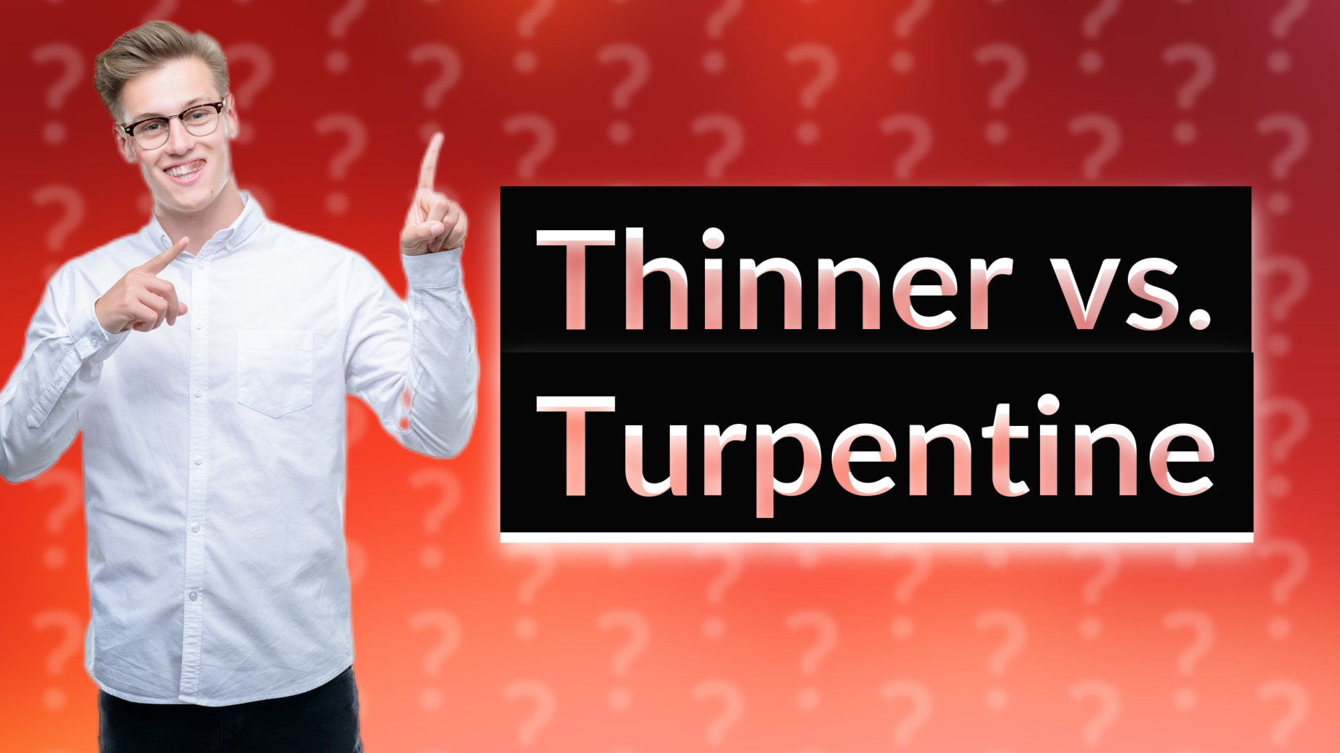 Thinner vs. Turpentine