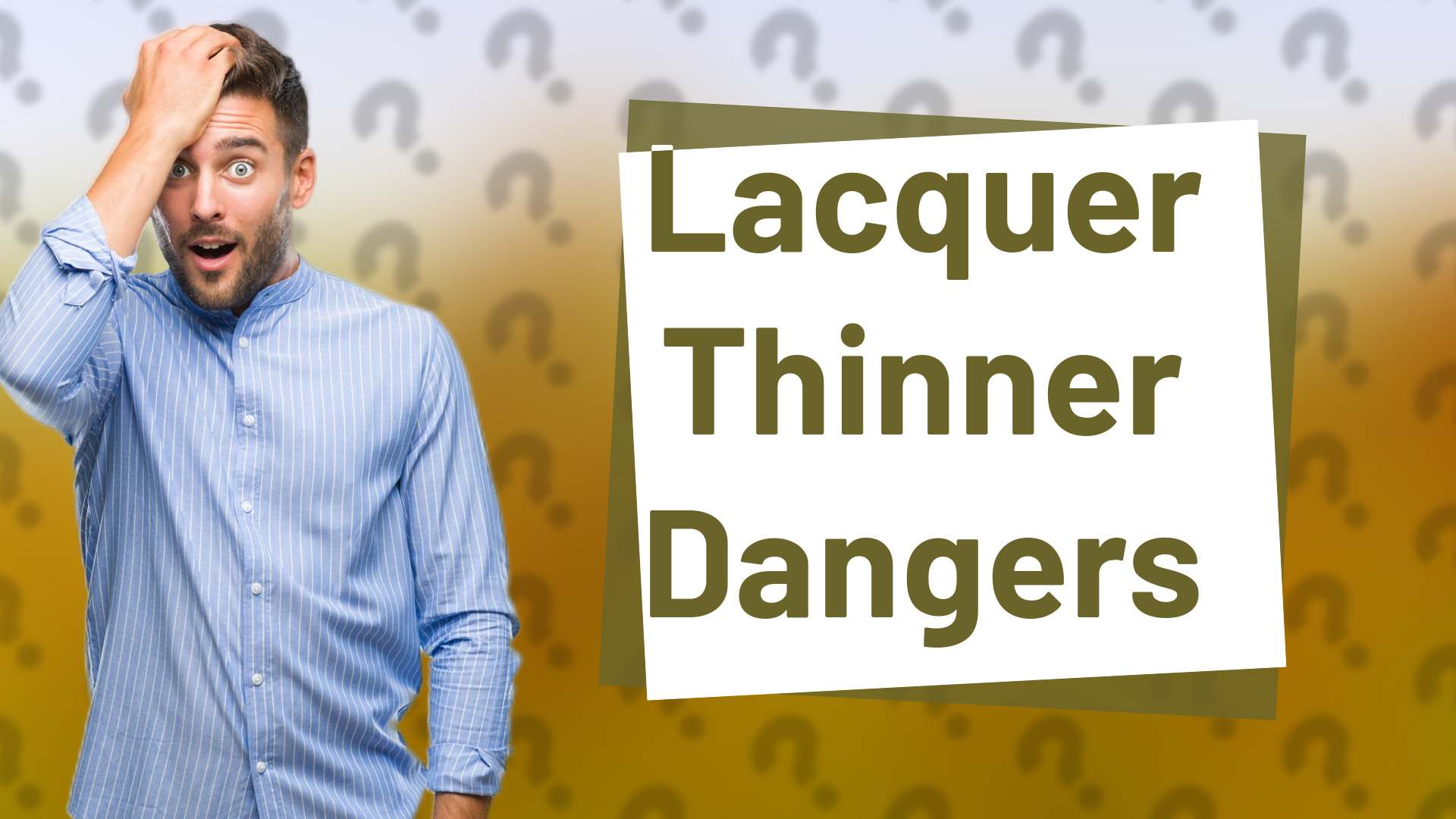 Lacquer Thinner Dangers