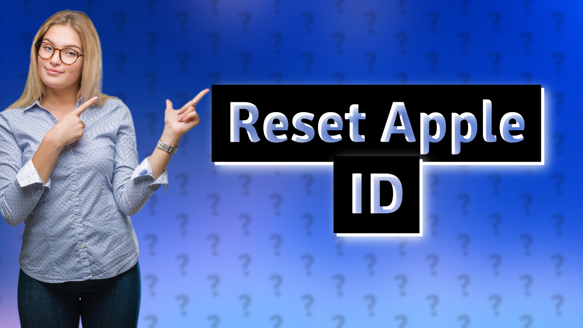 Reset Apple ID