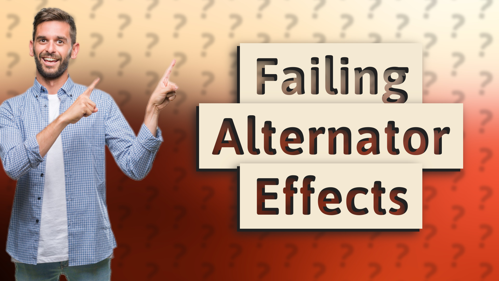 Failing Alternator Effects