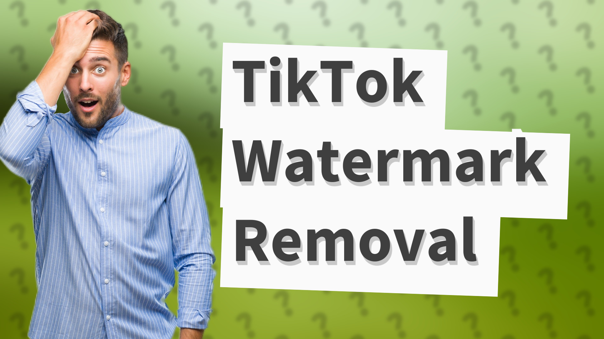 TikTok Watermark Removal