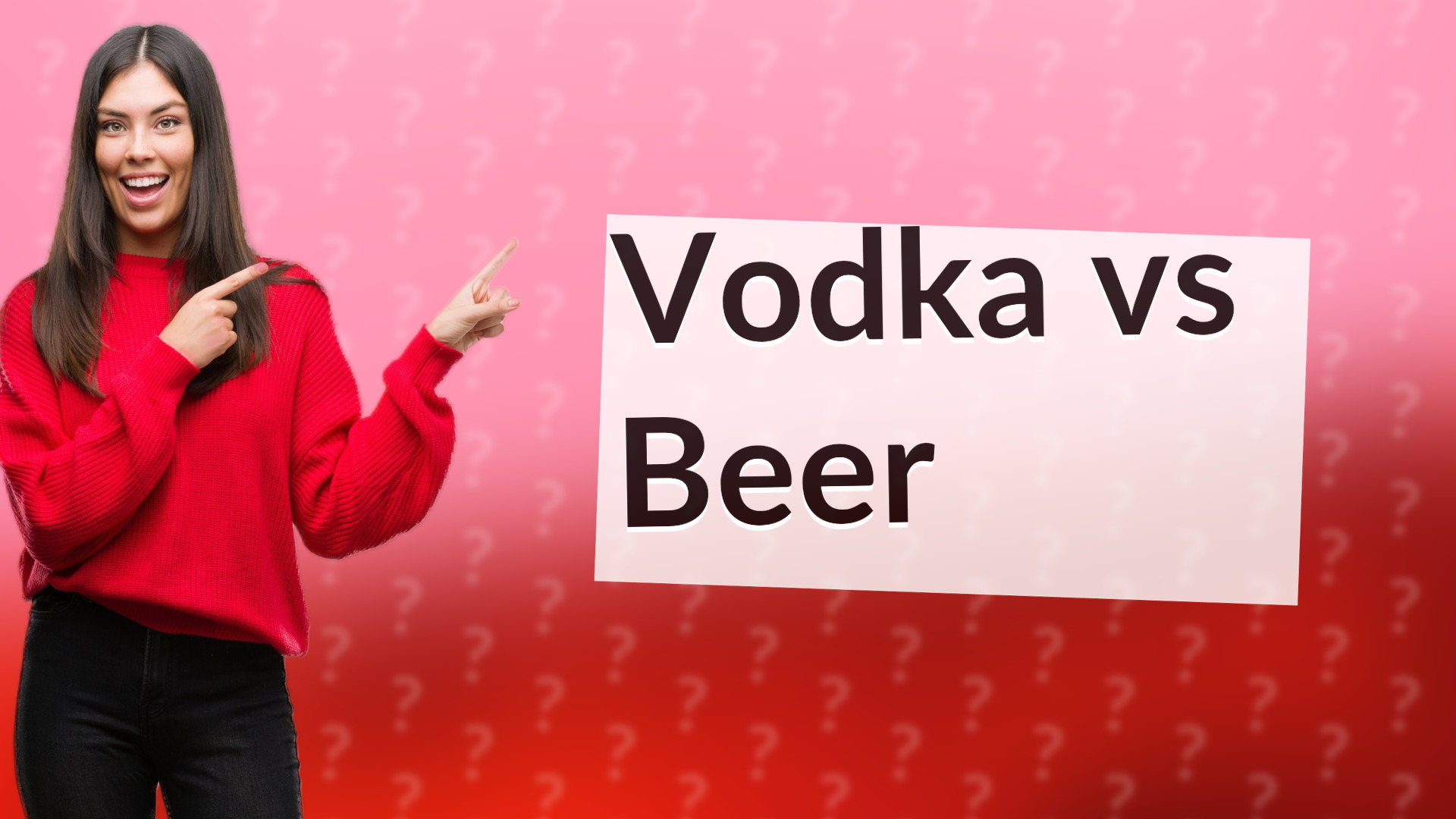 Vodka vs Beer