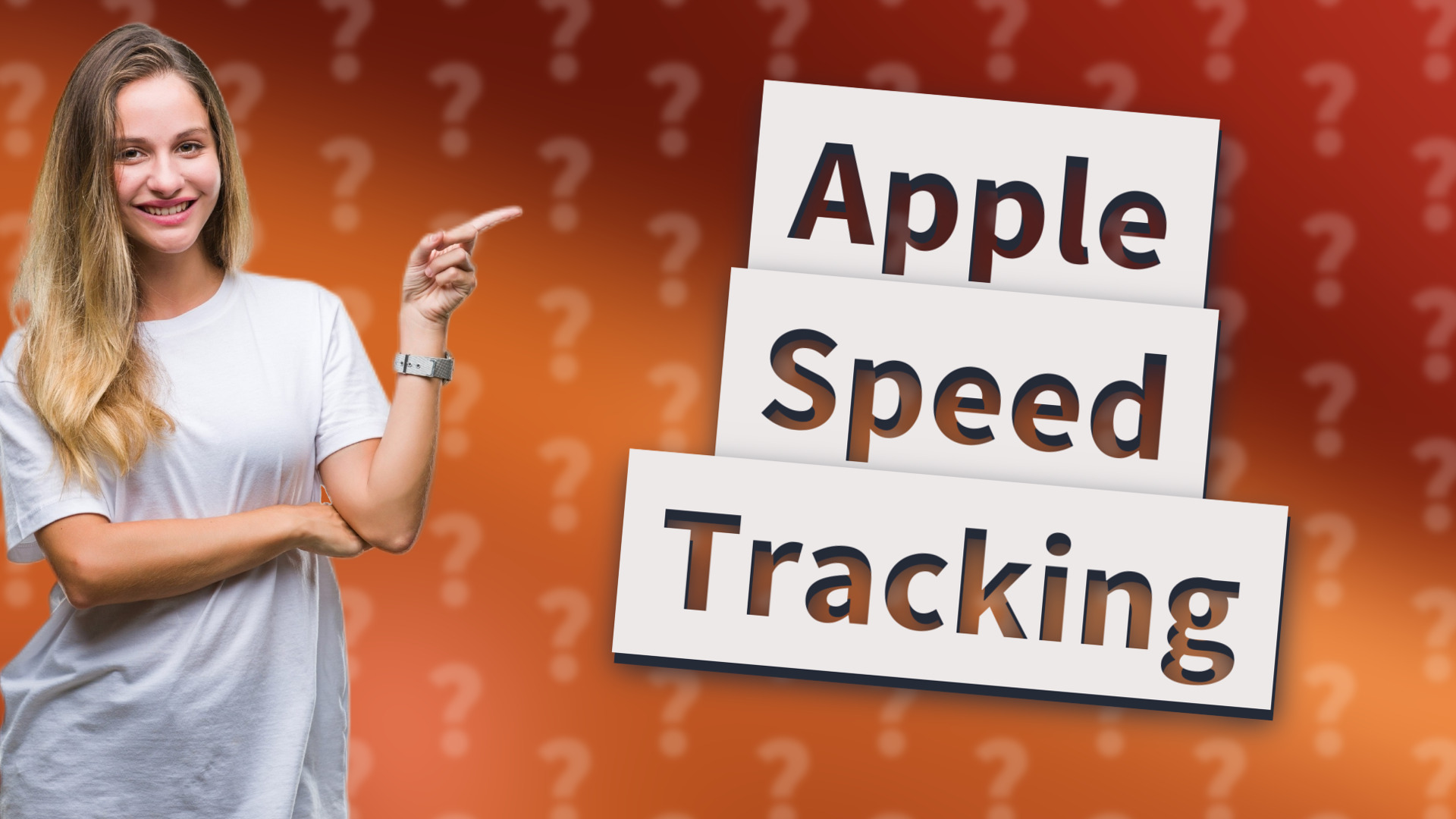 Apple Speed Tracking