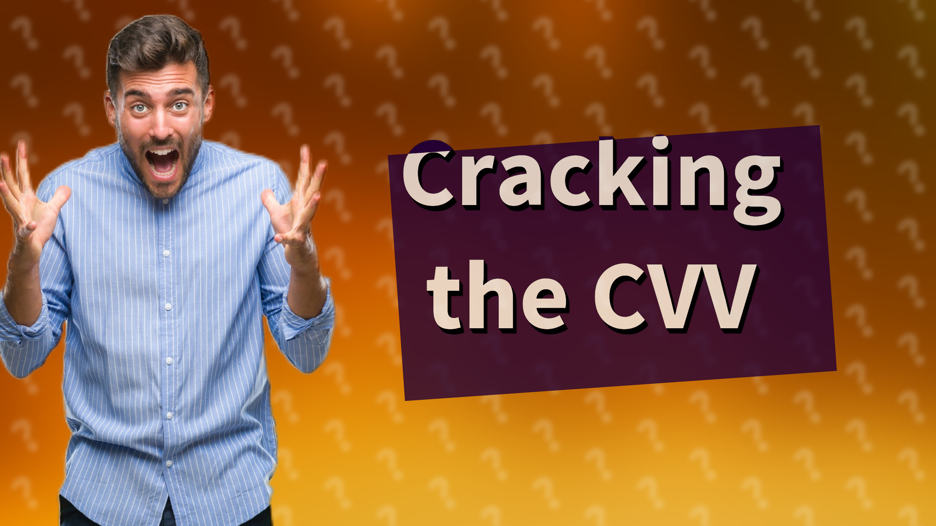 Cracking the CVV