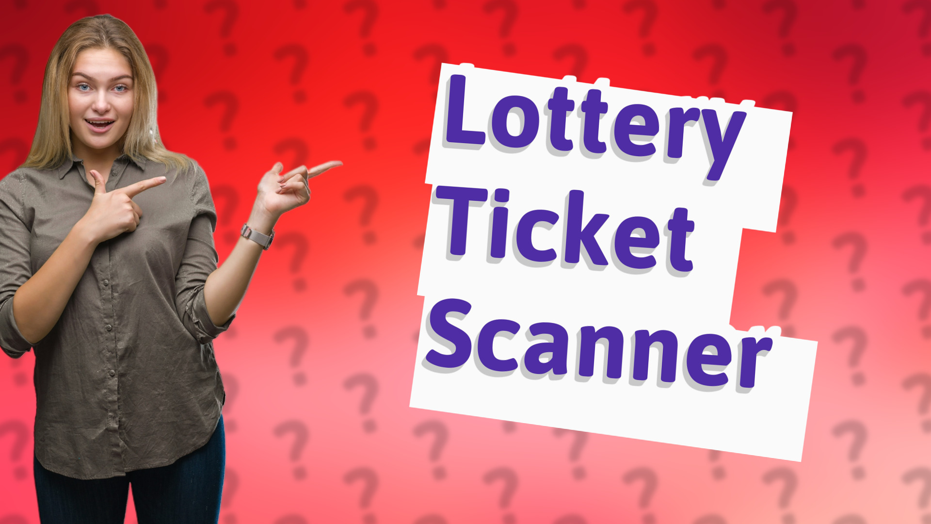 Lottery Ticket Scanner