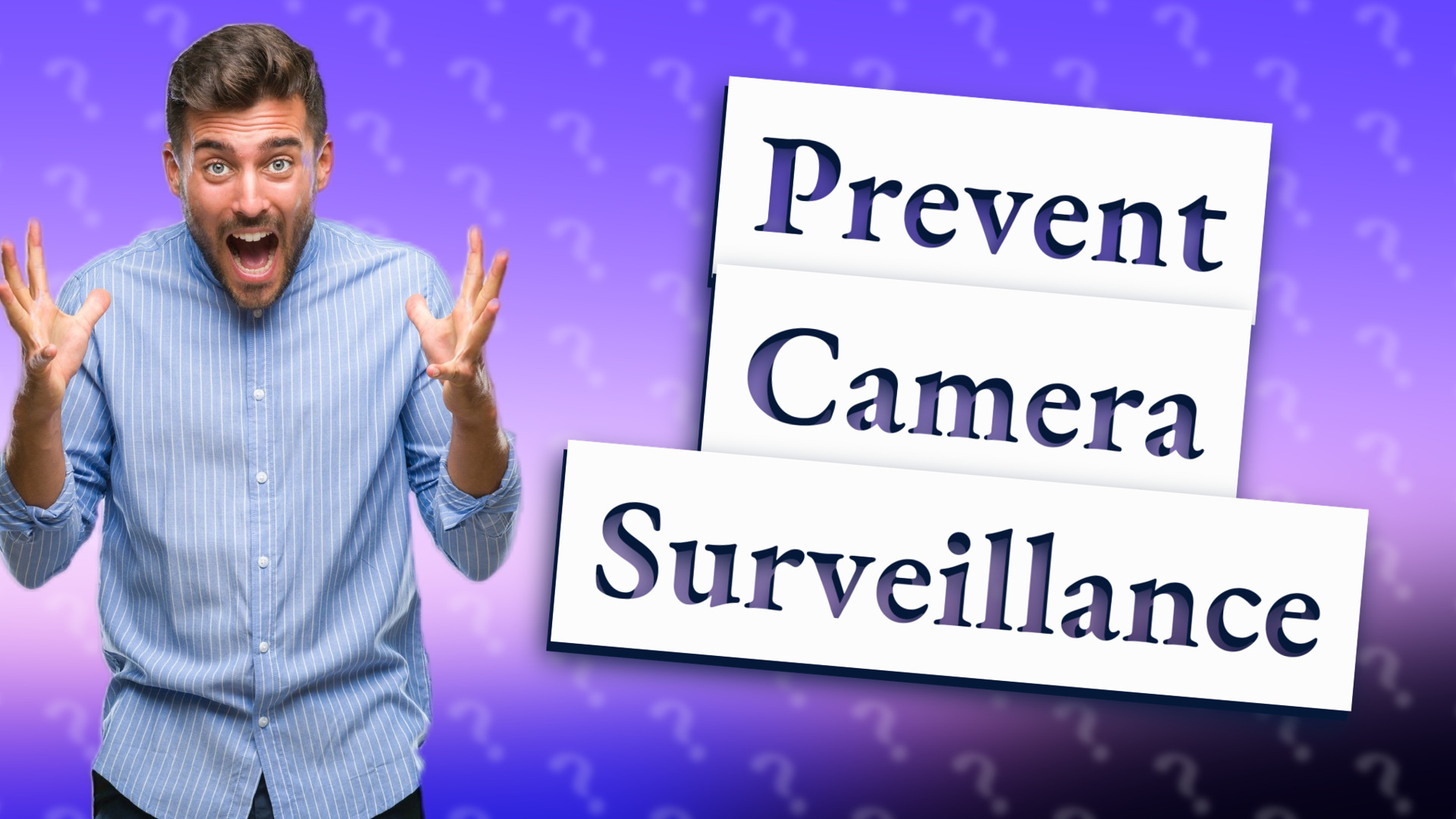 Prevent Camera Surveillance