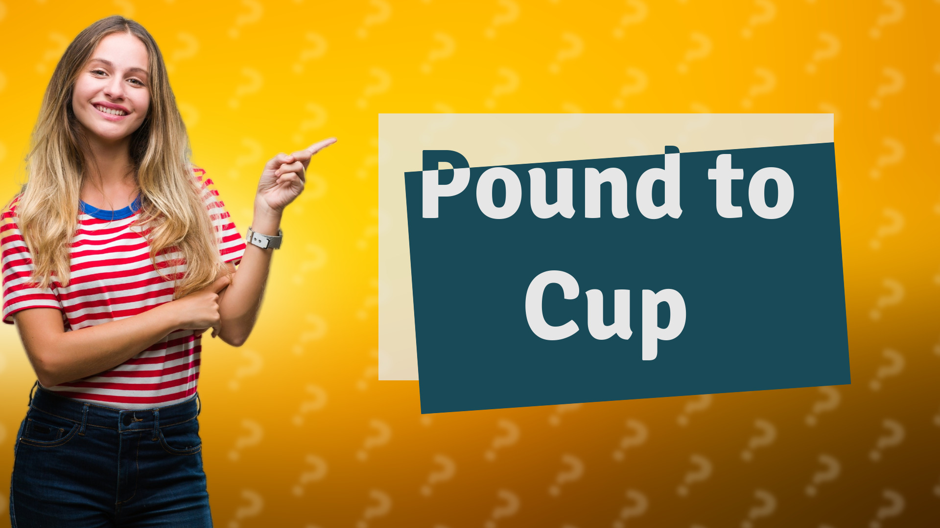 Pound to Cup
