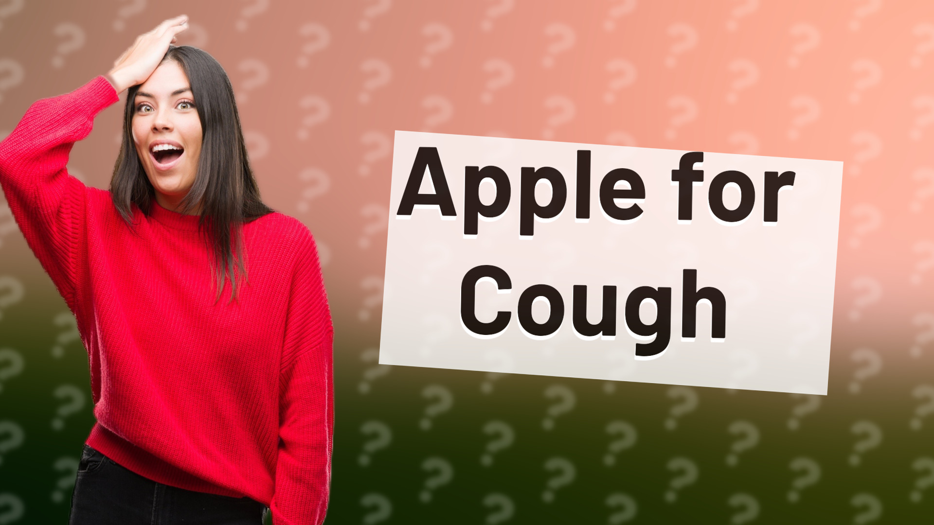 Apple for Cough