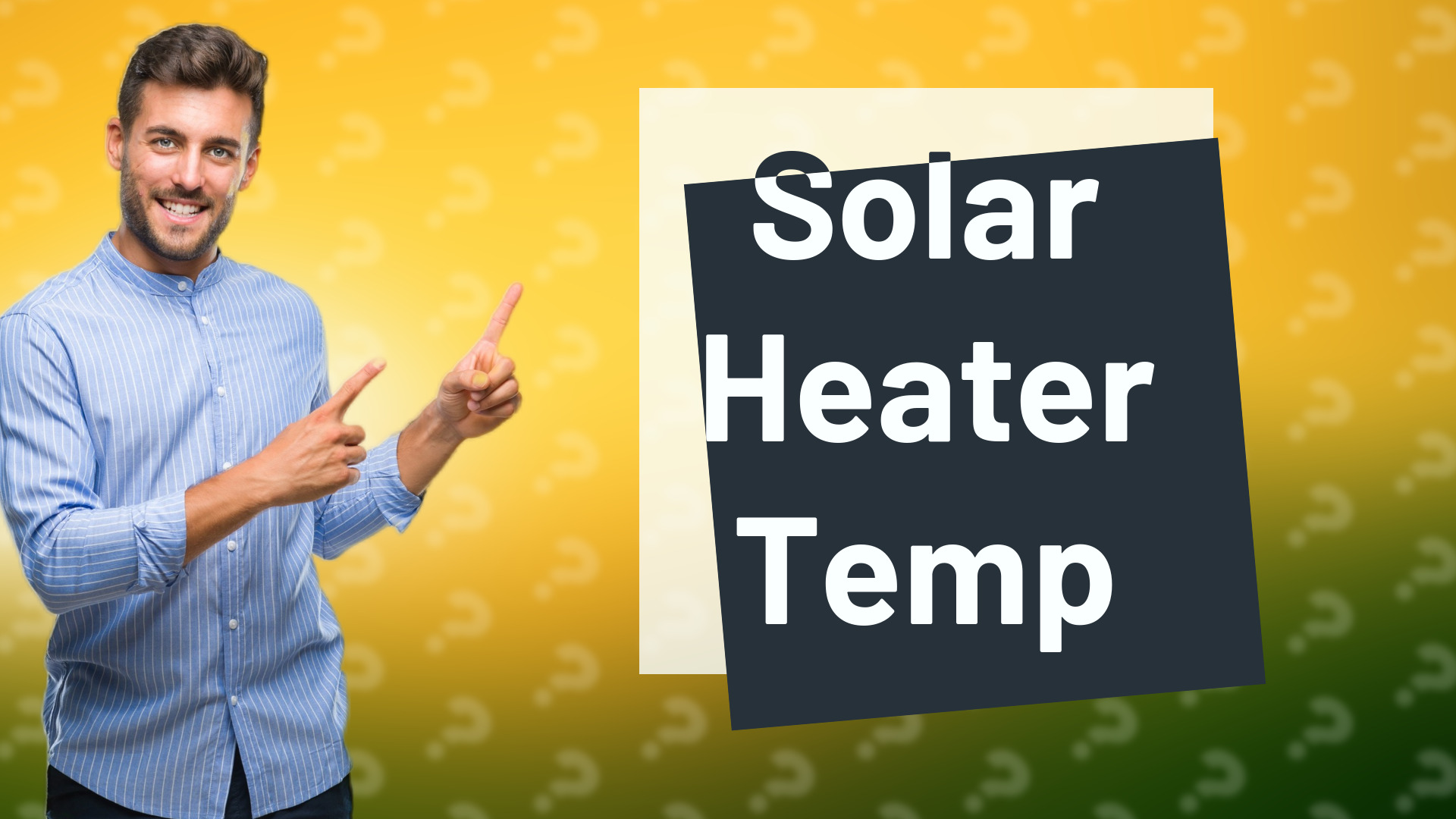 Solar Heater Temp