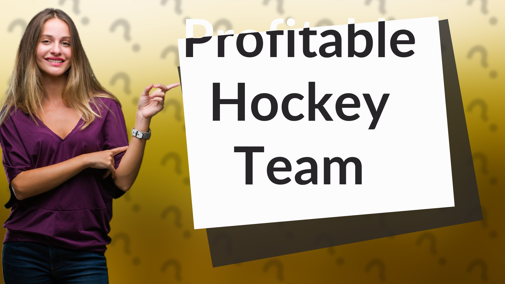 Profitable Hockey Team