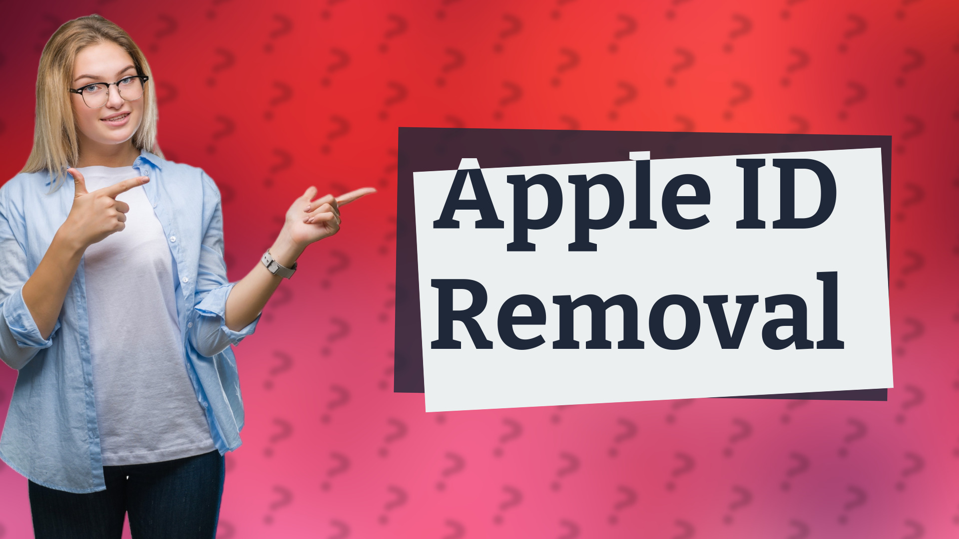 Apple ID Removal
