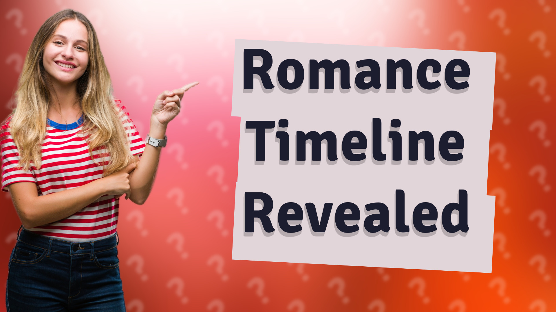 Romance Timeline Revealed