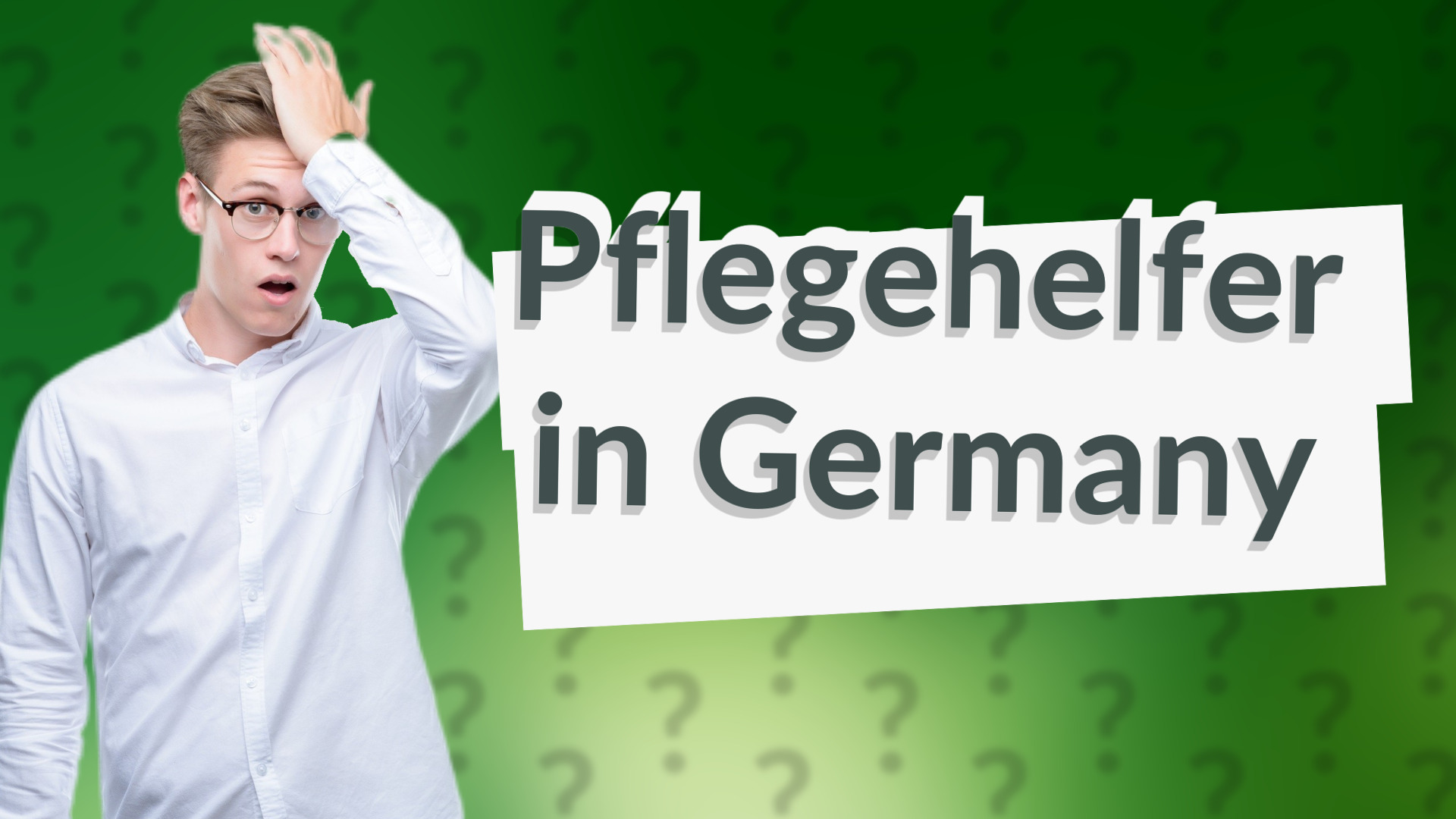 Pflegehelfer in Germany