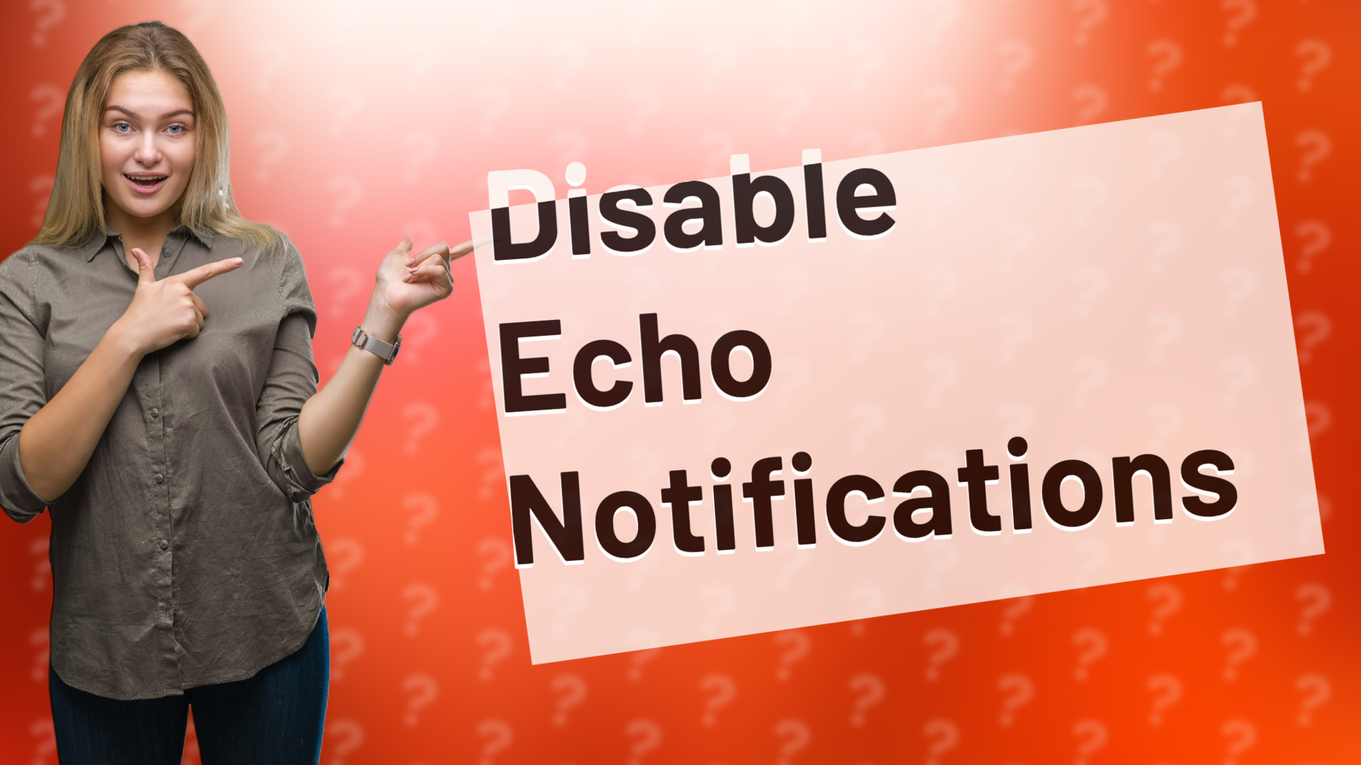 Disable Echo Notifications