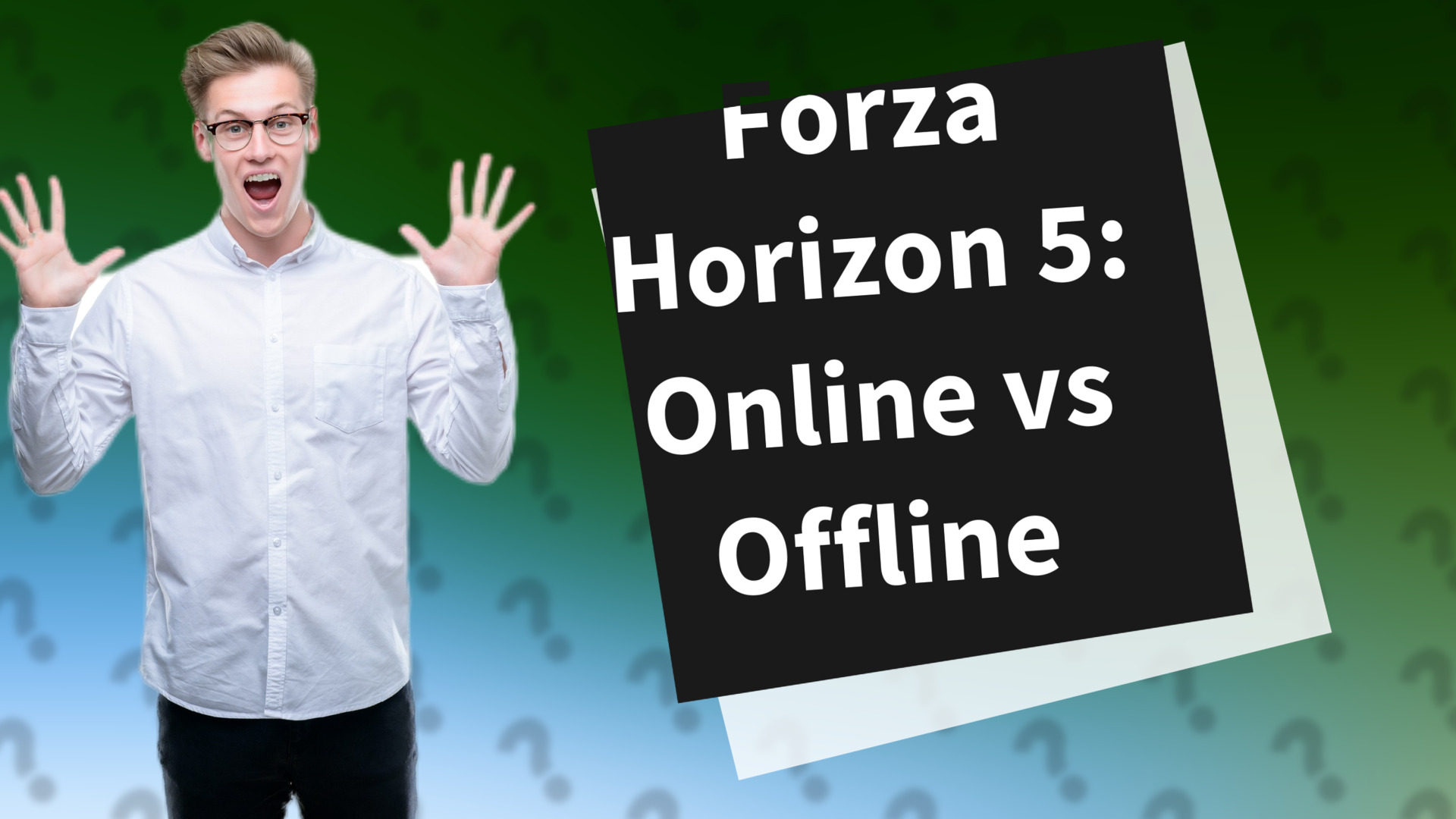 Forza Horizon 5: Online vs Offline