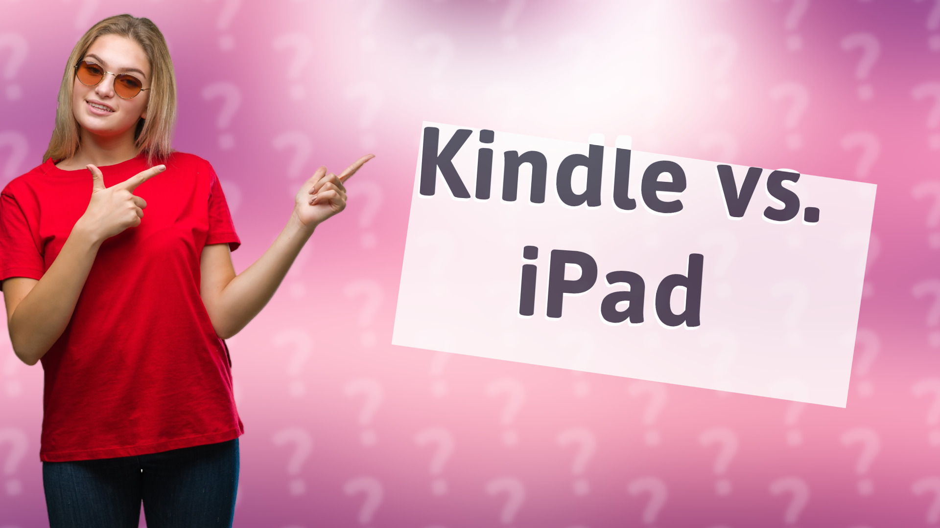 Kindle vs. iPad