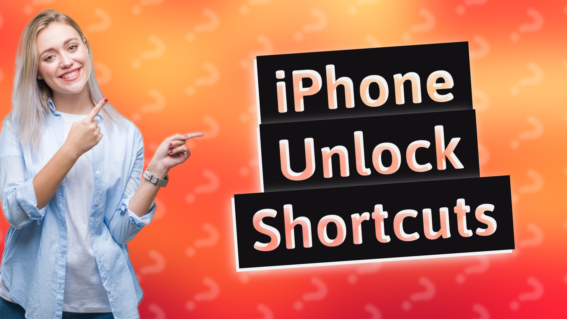 iPhone Unlock Shortcuts