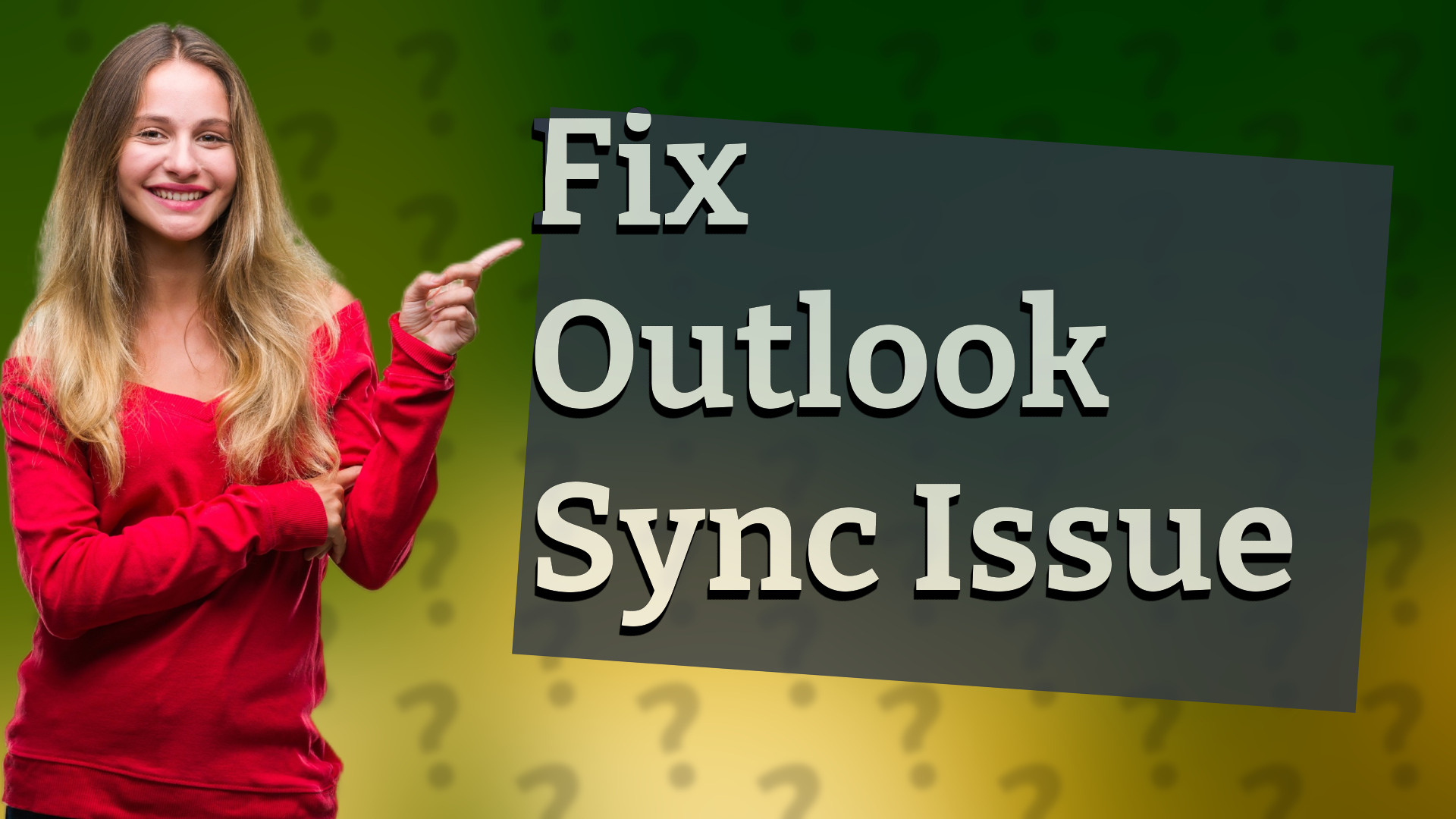 Fix Outlook Sync Issue