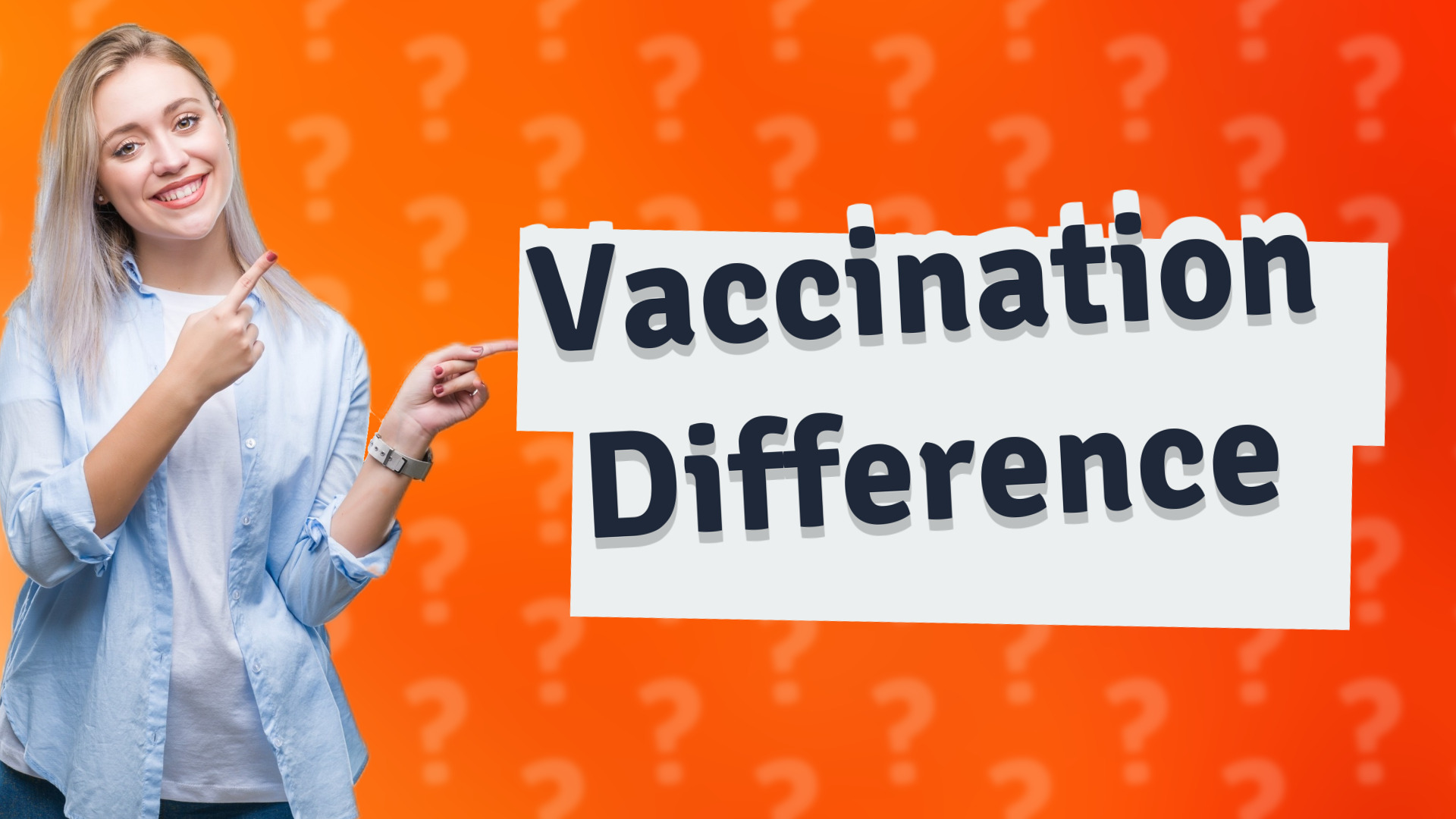 Vaccination Difference