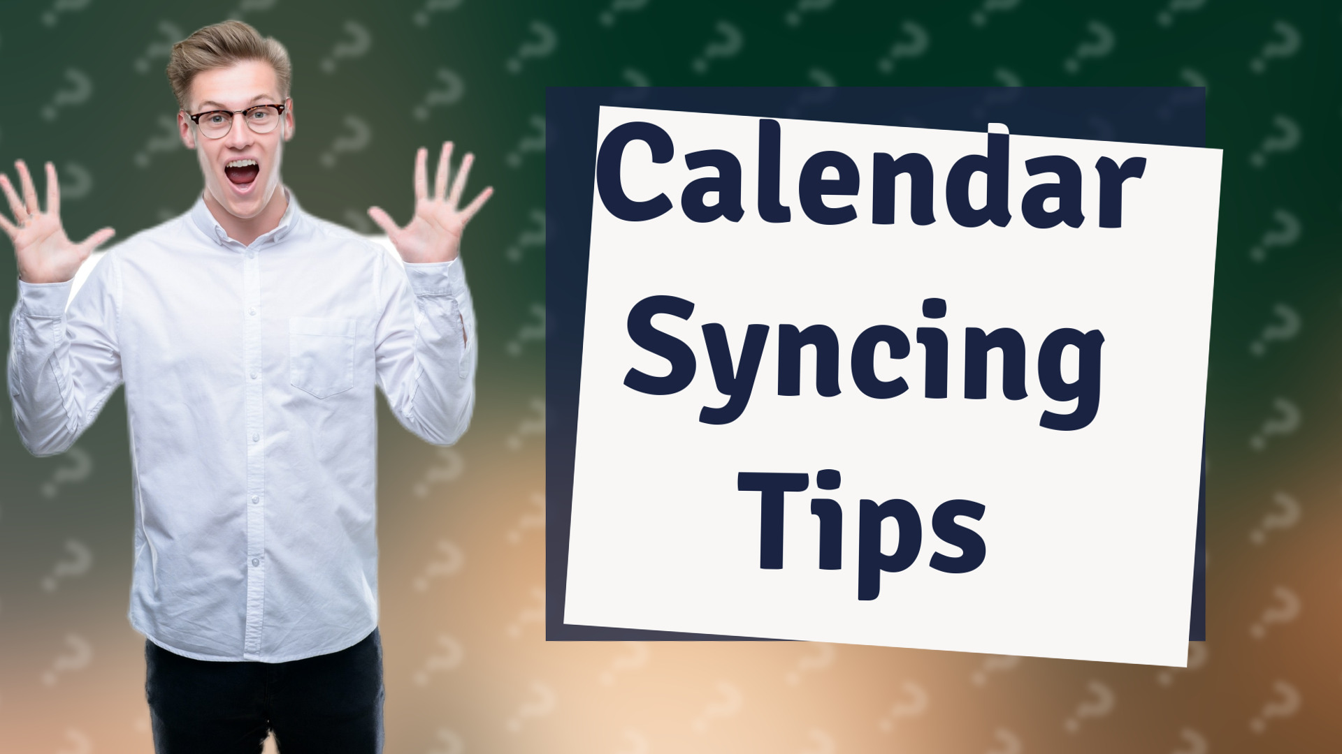 Calendar Syncing Tips