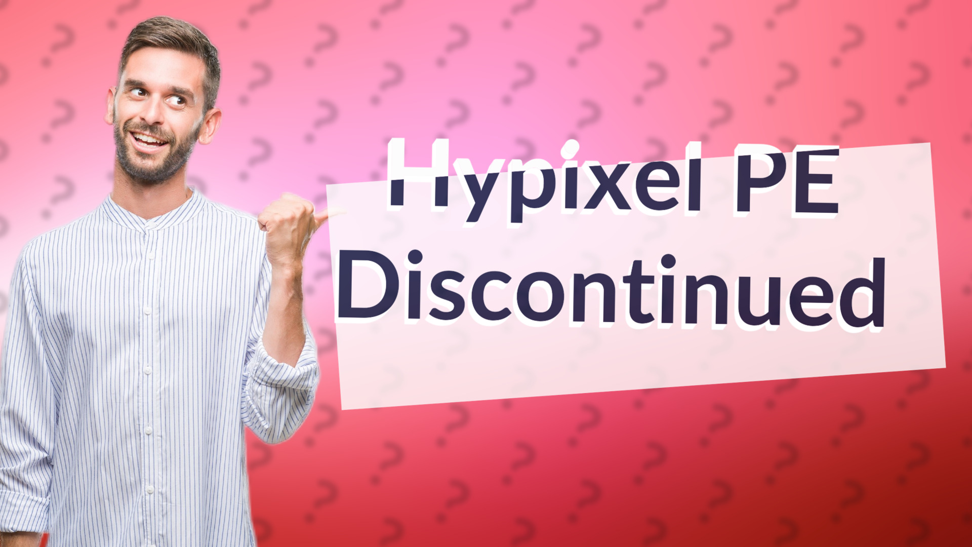 Hypixel PE Discontinued