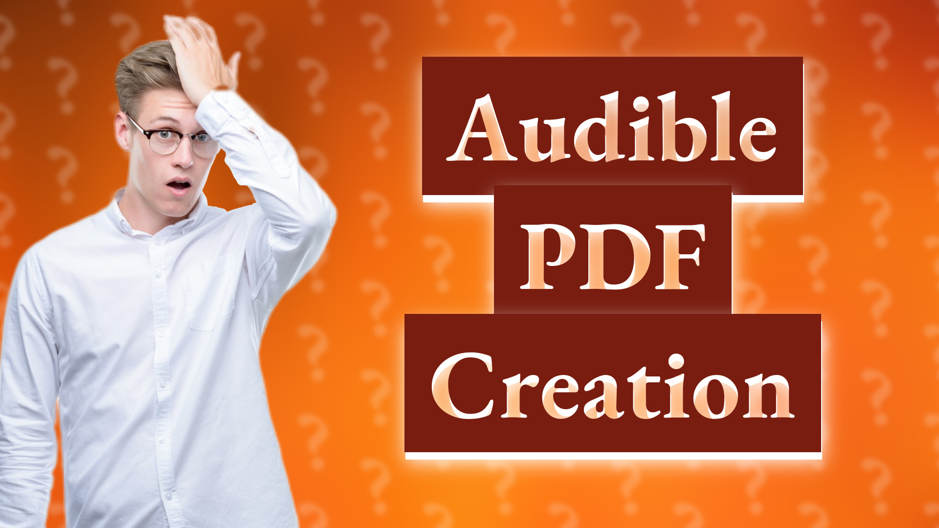 Audible PDF Creation