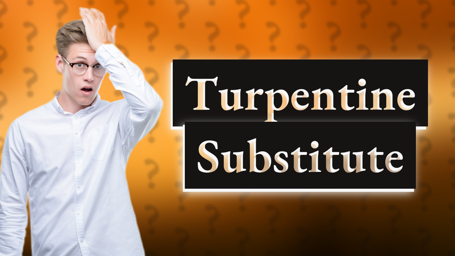 Turpentine Substitute