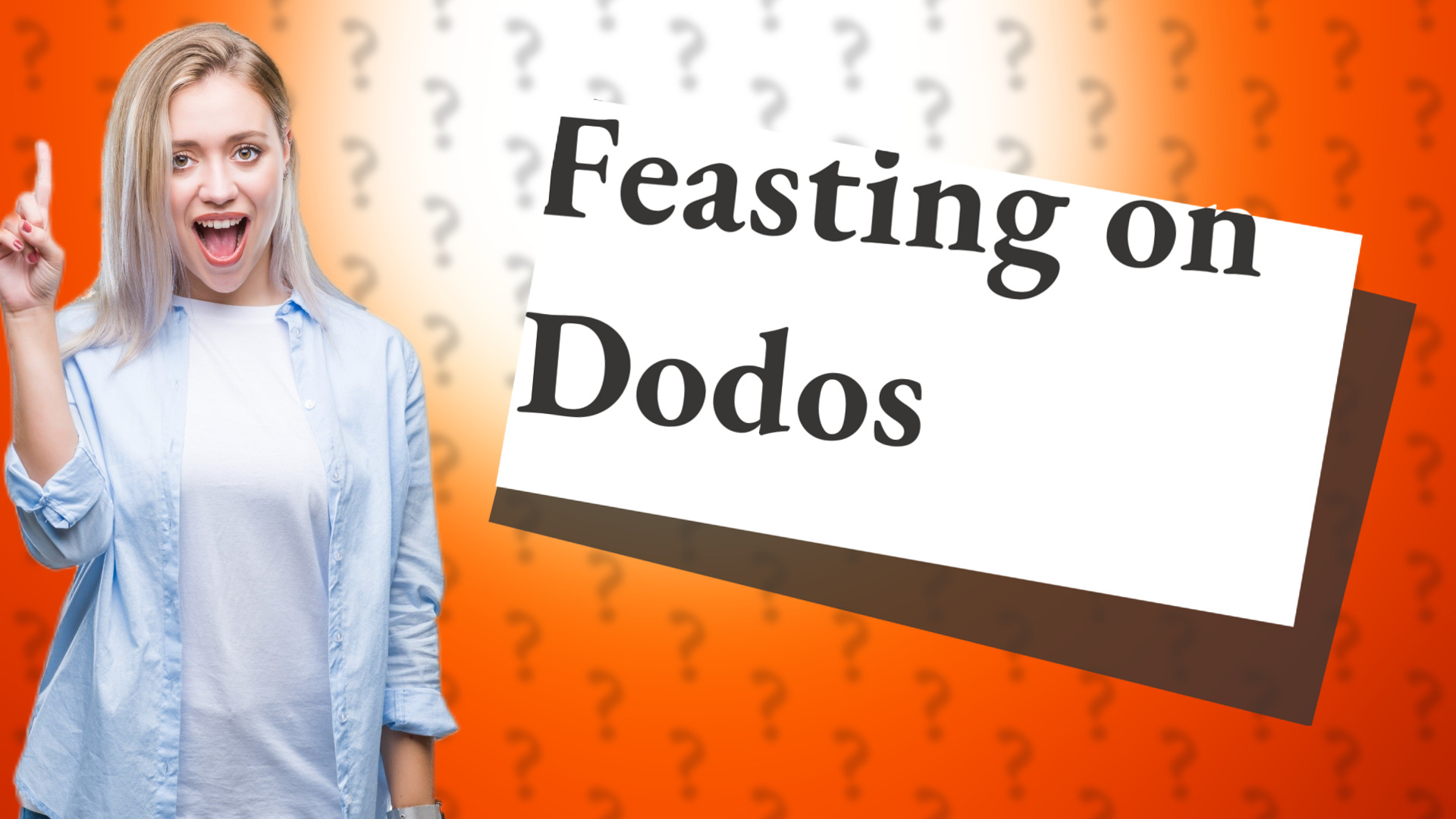 Feasting on Dodos