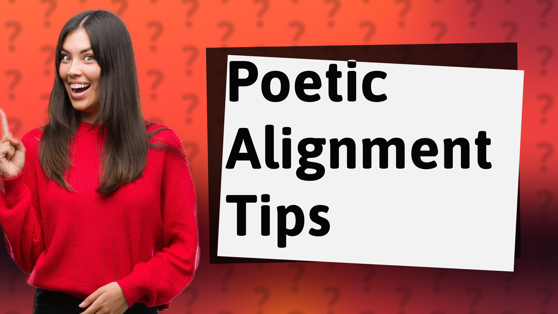 Poetic Alignment Tips