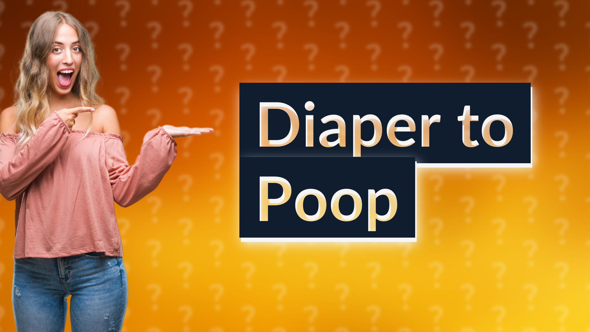 Diaper to Poop