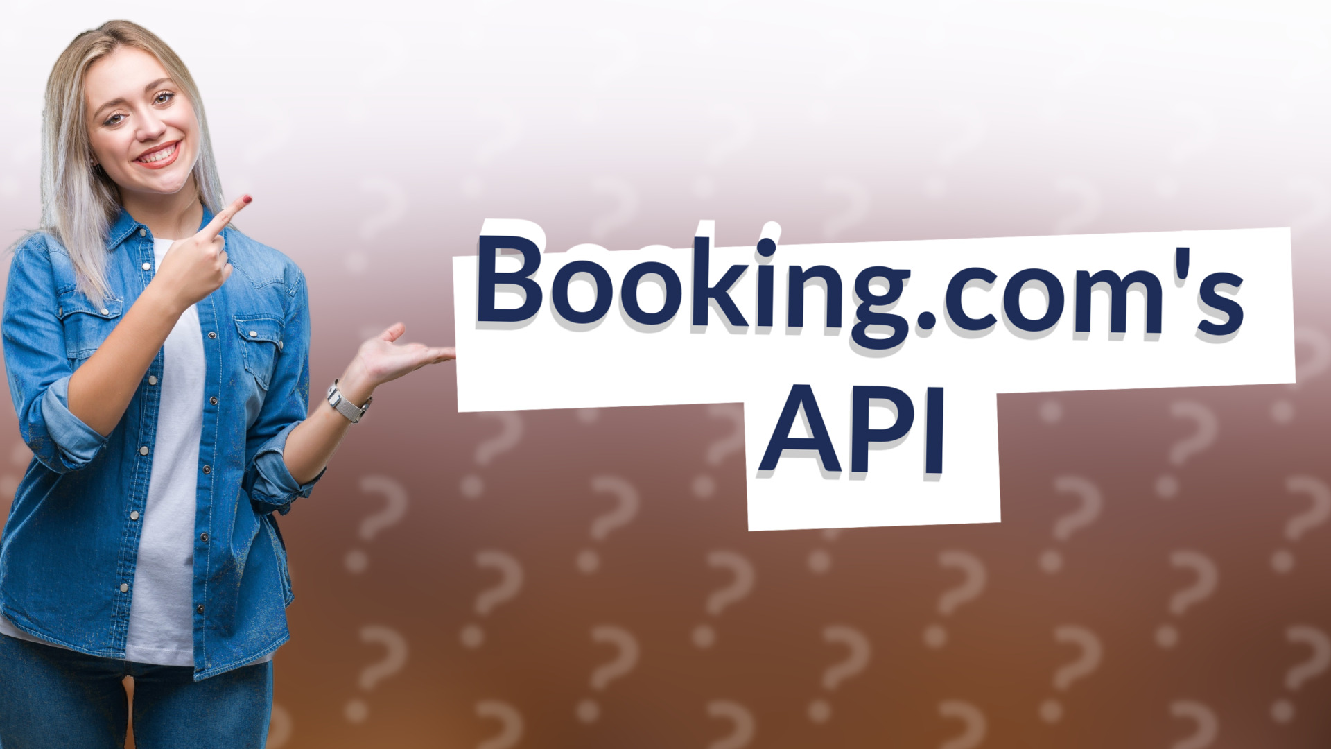 Booking.com's API