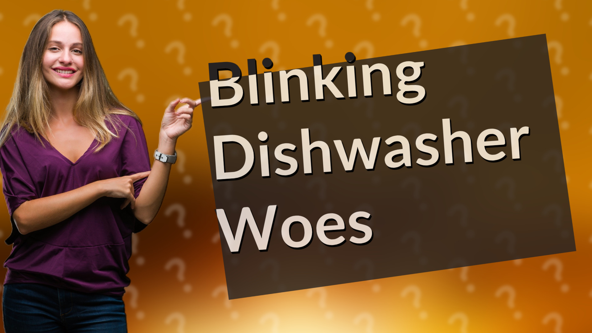 Blinking Dishwasher Woes