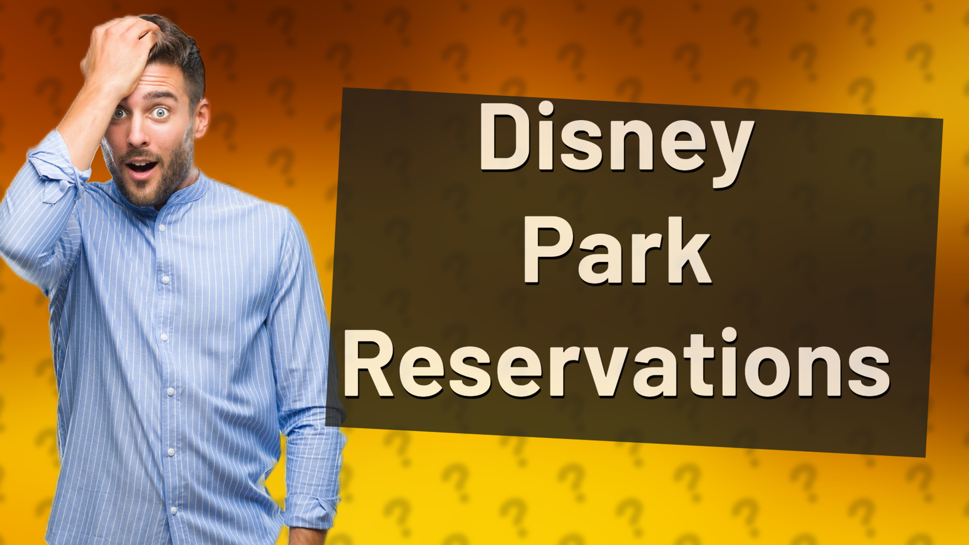 Disney Park Reservations